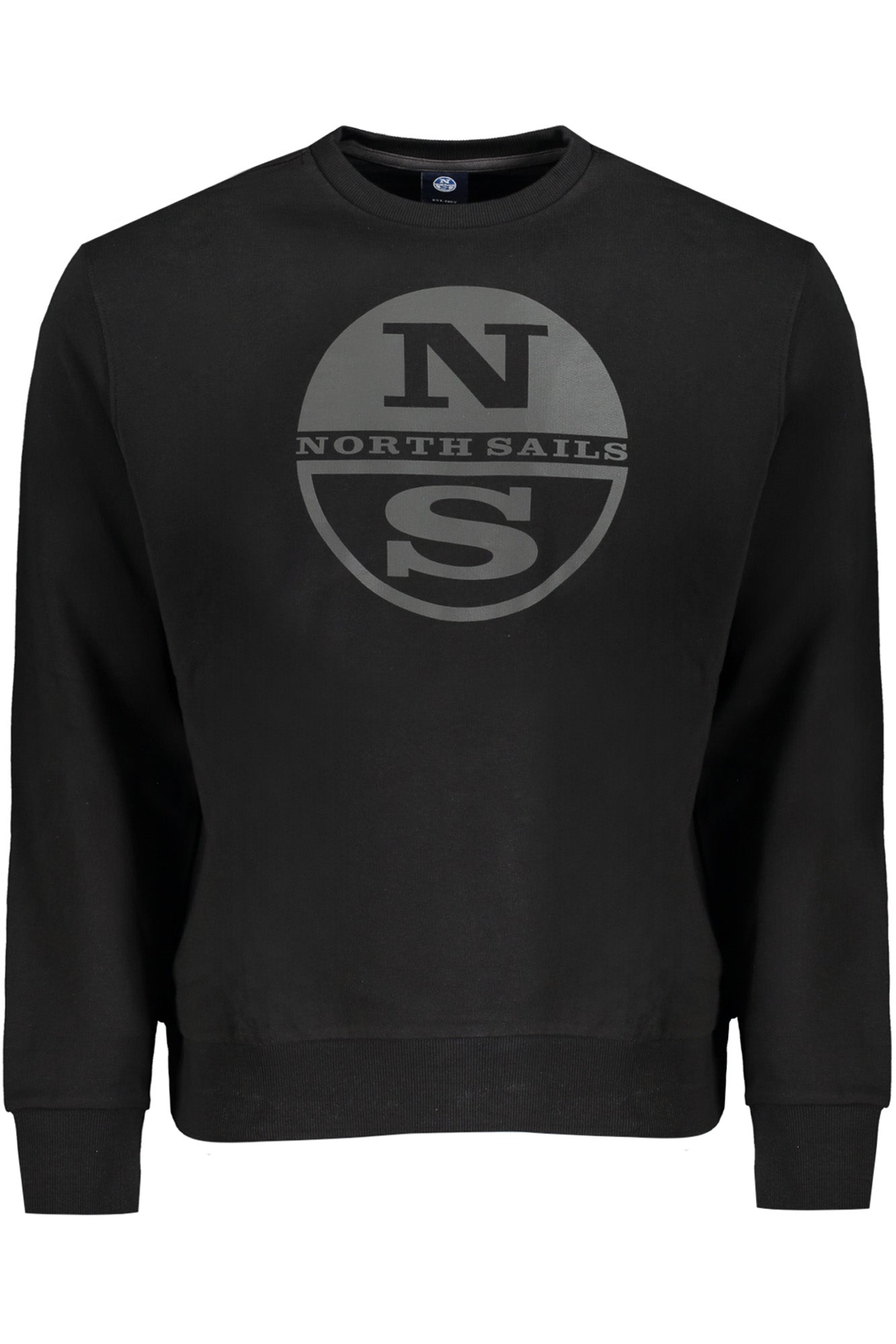 NORTH SAILS MENS BLACK ZIP-UP SWEATSHIRT