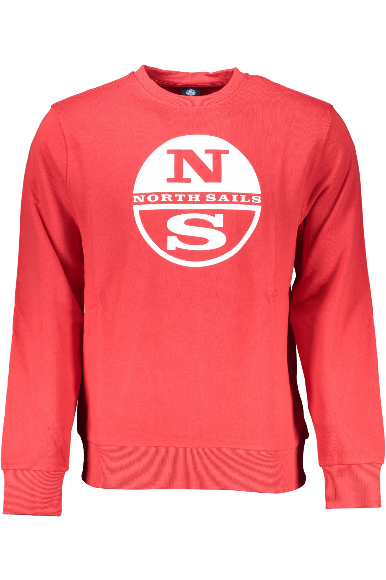 NORTH SAILS MENS RED ZIP-OUT SWEATSHIRT