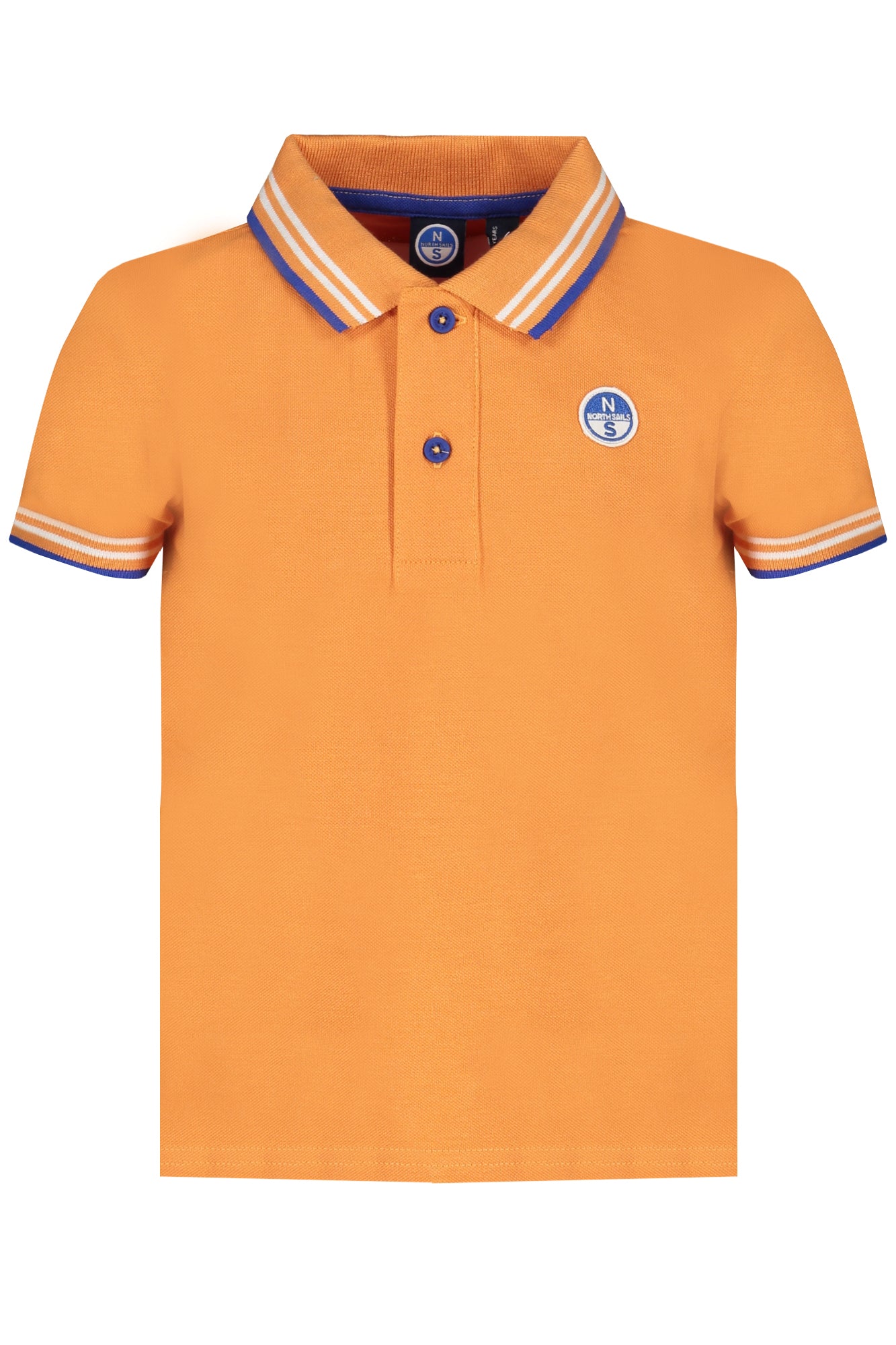 NORTH SAILS ORANGE SHORT SLEEVED POLO SHIRT FOR CHILDREN