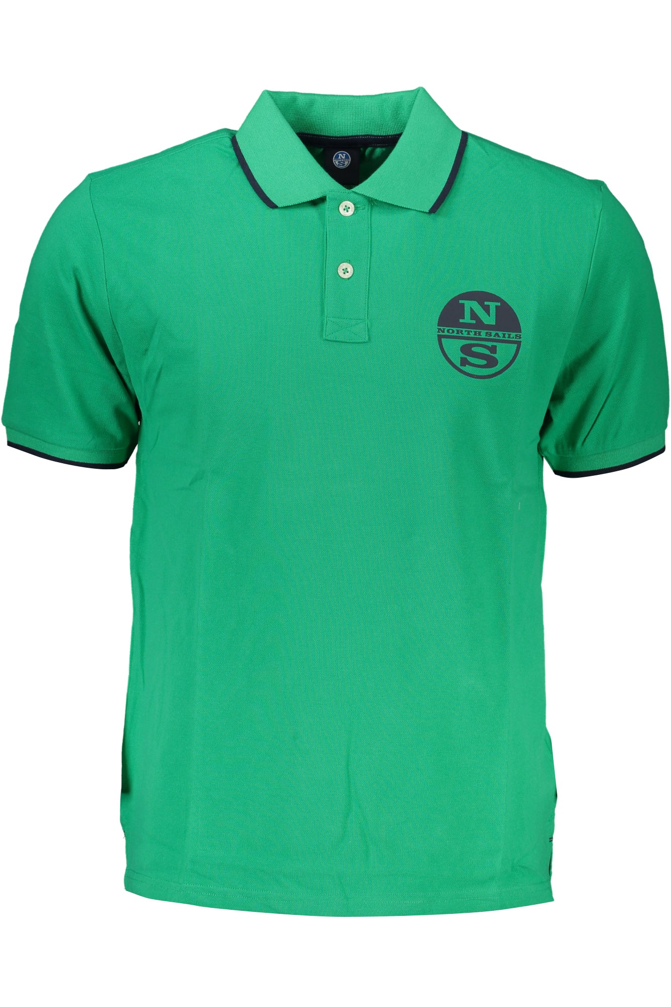 NORTH SAILS GREEN MENS SHORT SLEEVED POLO SHIRT
