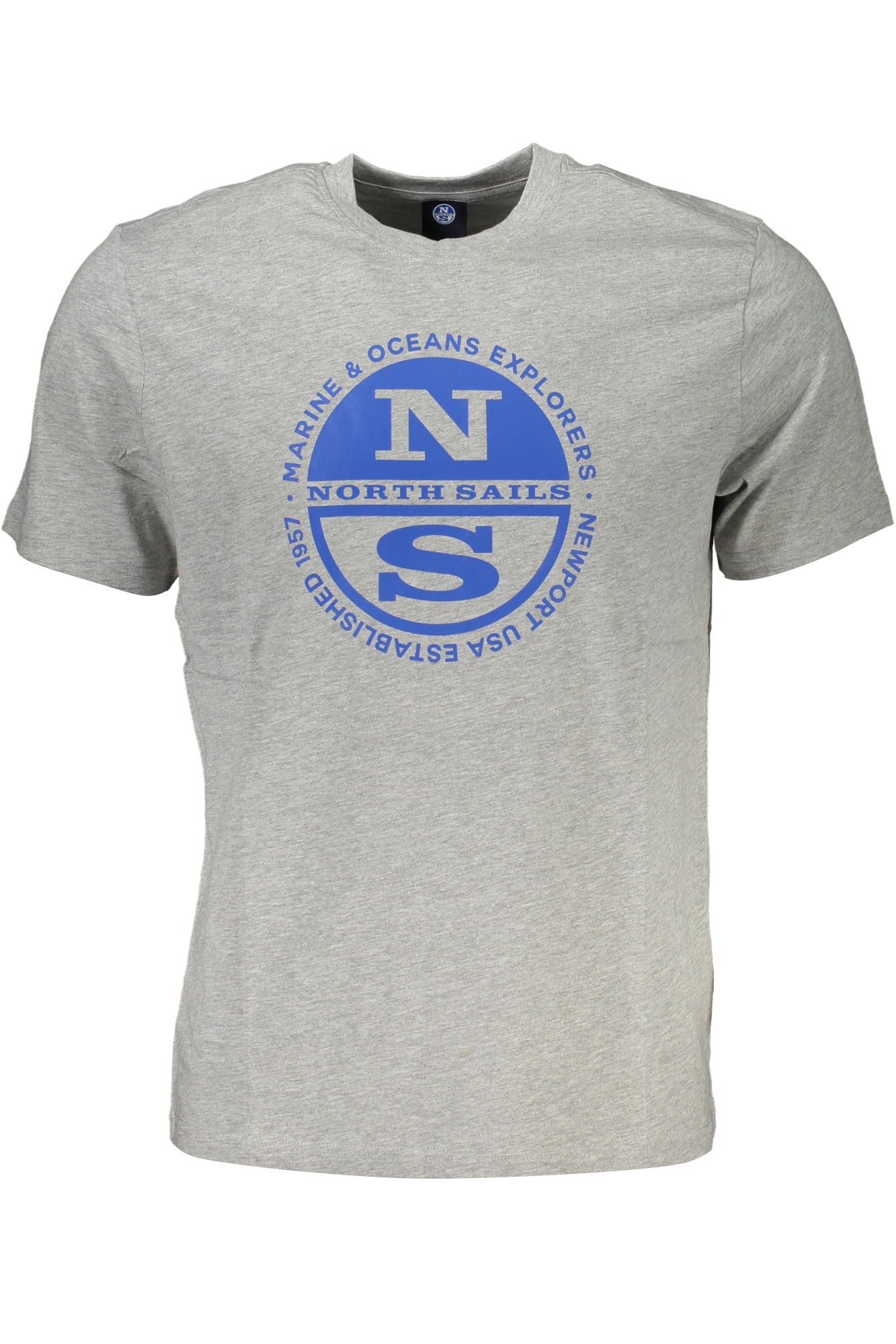 NORTH SAILS MENS SHORT SLEEVED T-SHIRT GRAY