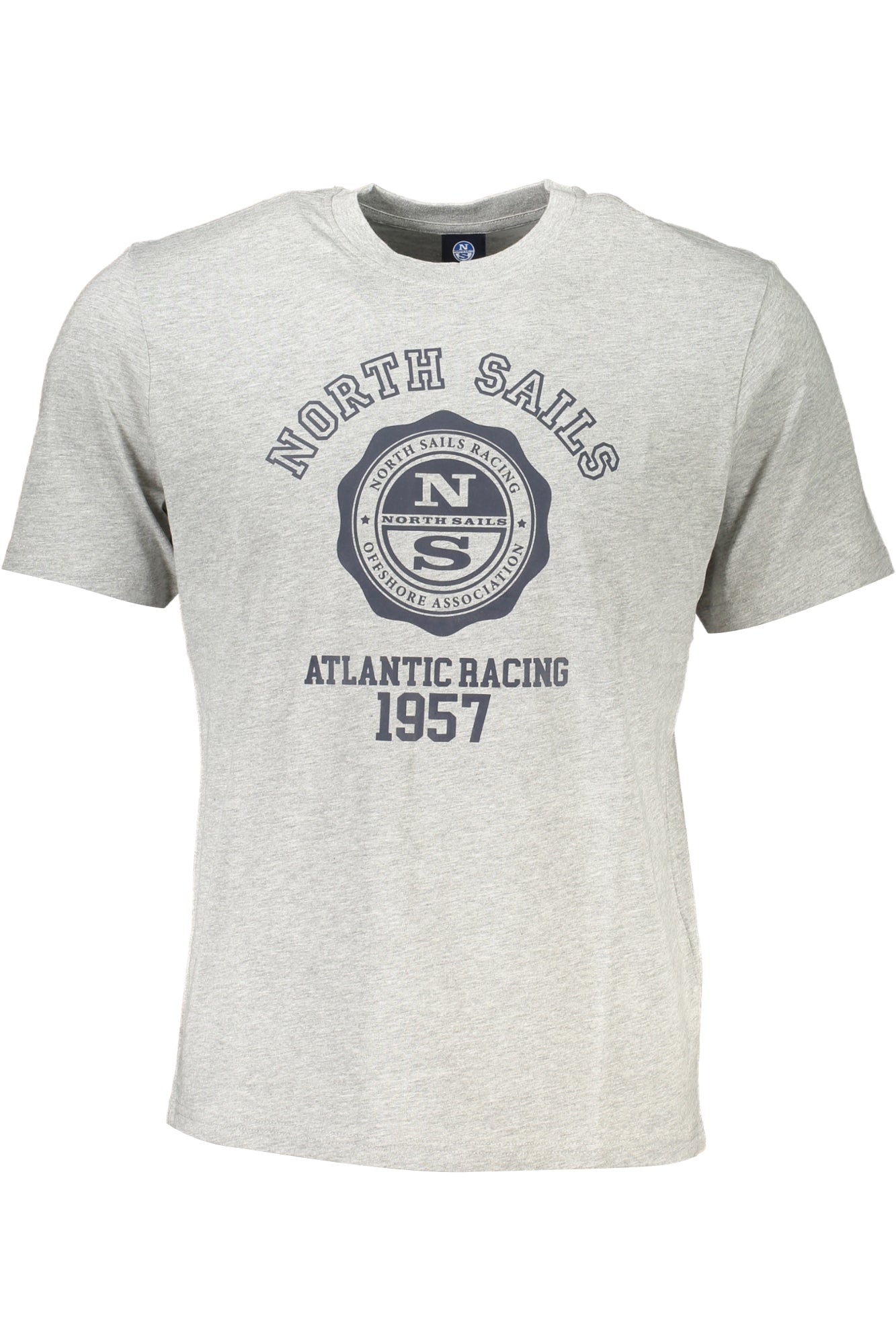 NORTH SAILS MENS SHORT SLEEVED T-SHIRT GRAY