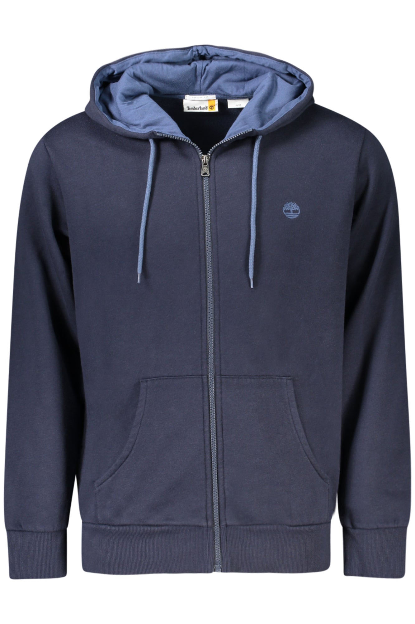 TIMBERLAND MENS BLUE ZIP-UP SWEATSHIRT