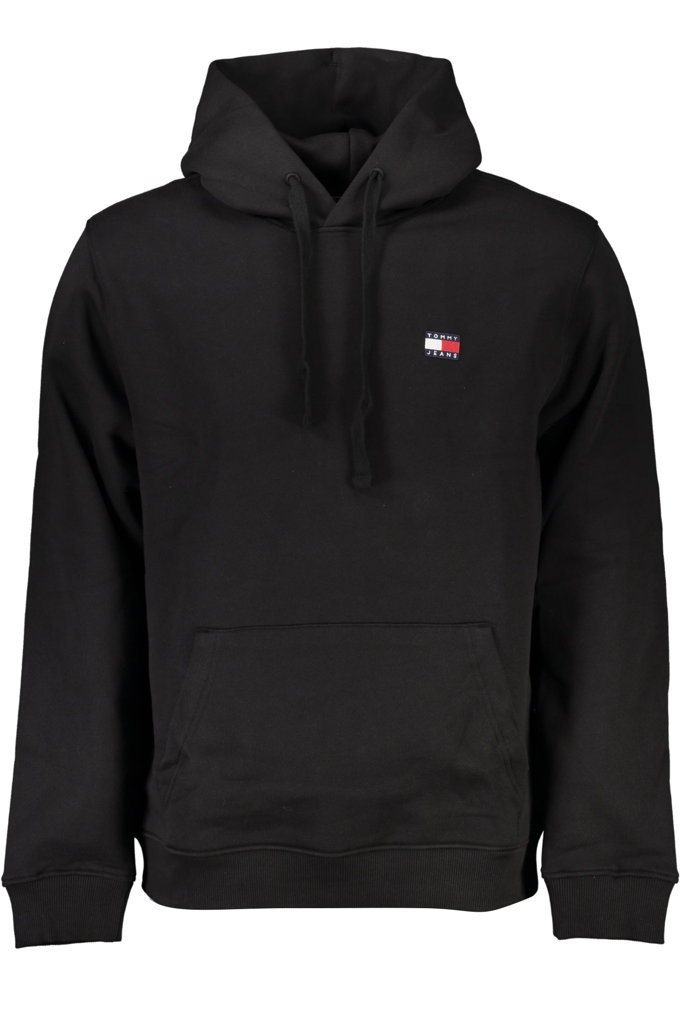 TOMMY HILFIGER MENS BLACK ZIPLESS SWEATSHIRT