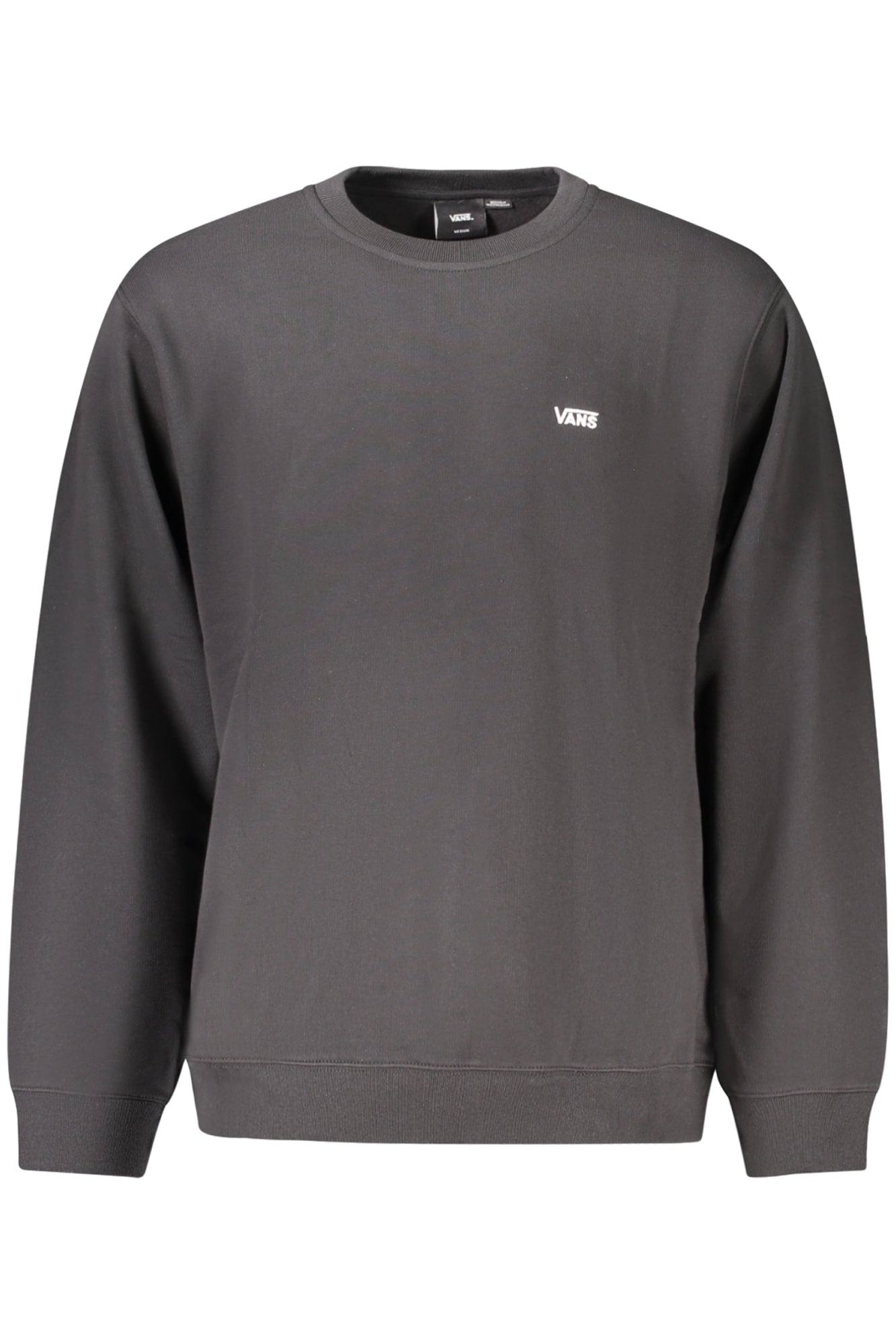 VANS MENS BLACK ZIP-UP SWEATSHIRT
