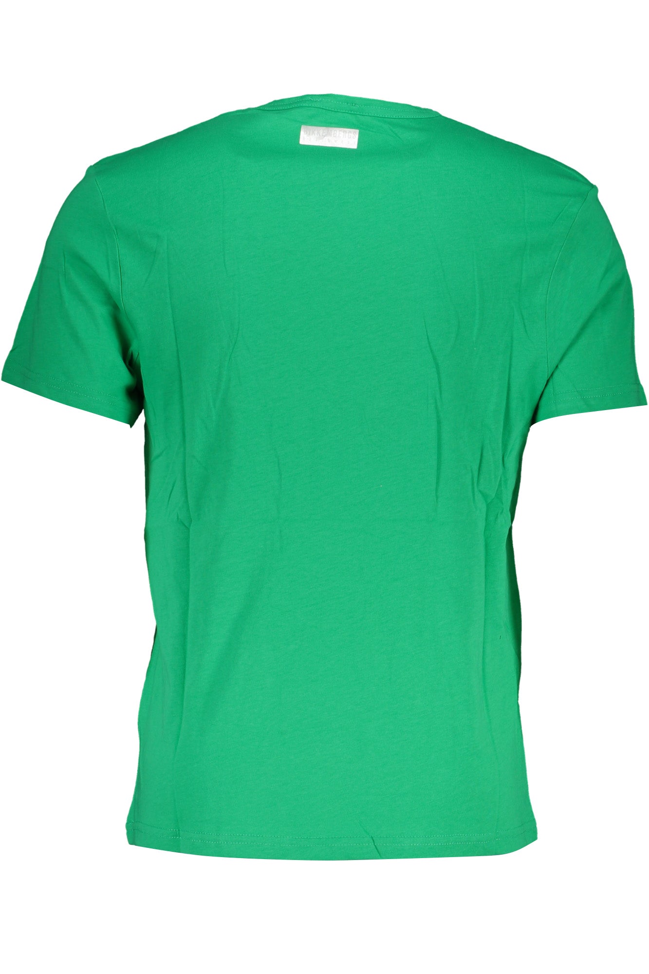 BIKKEMBERGS GREEN MENS SHORT SLEEVE T-SHIRT