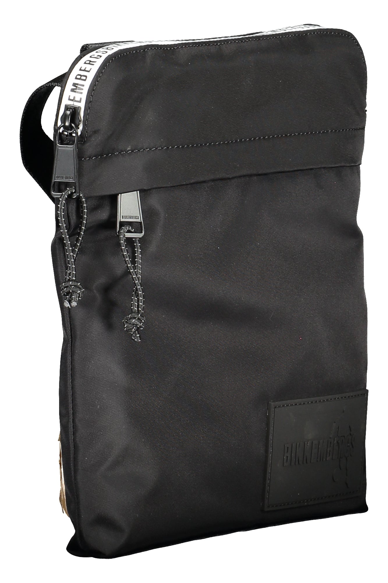 BIKKEMBERGS MENS BLACK SHOULDER BAG