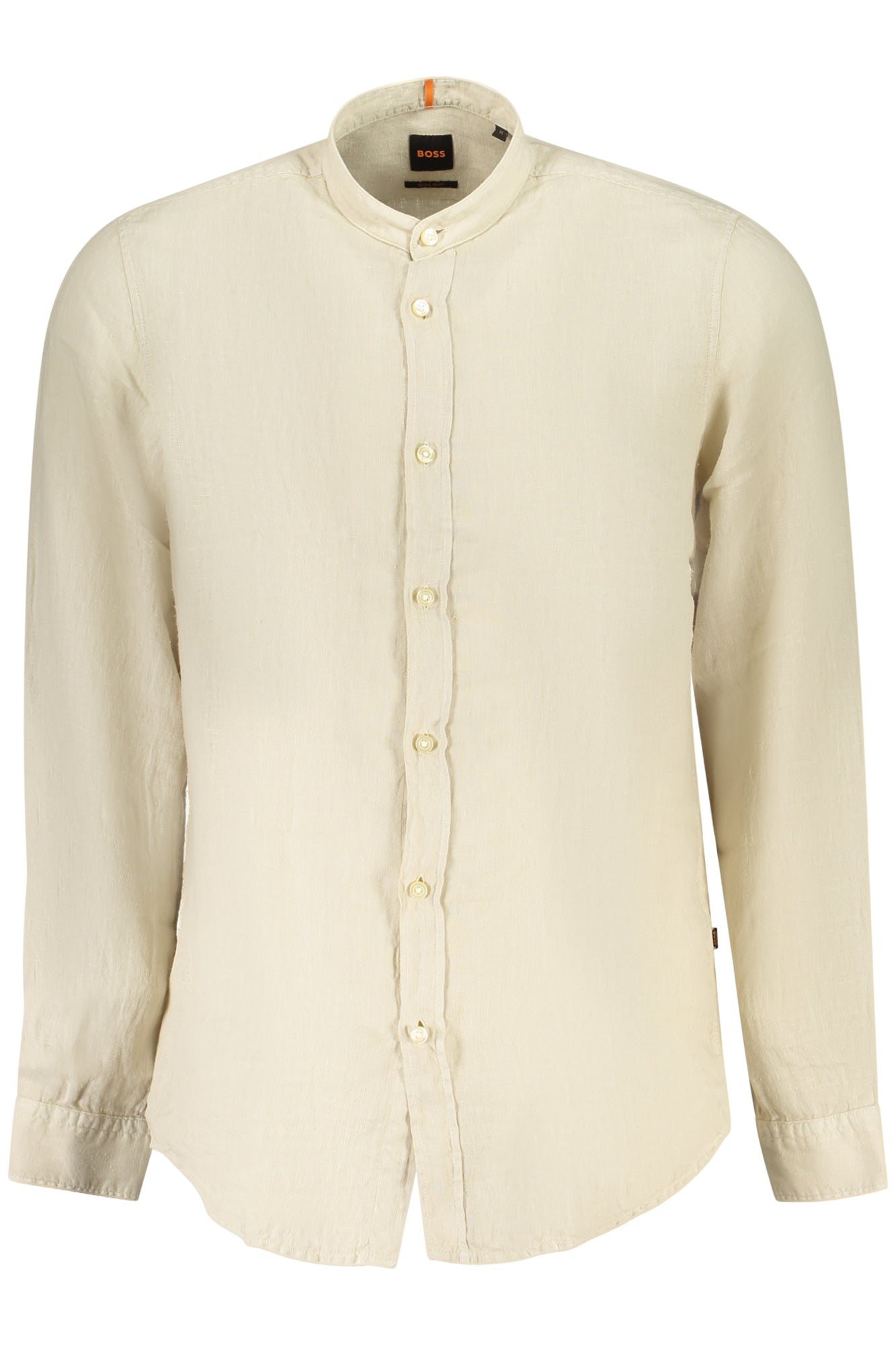 BOSS LONG SLEEVE SHIRT MEN BEIGE