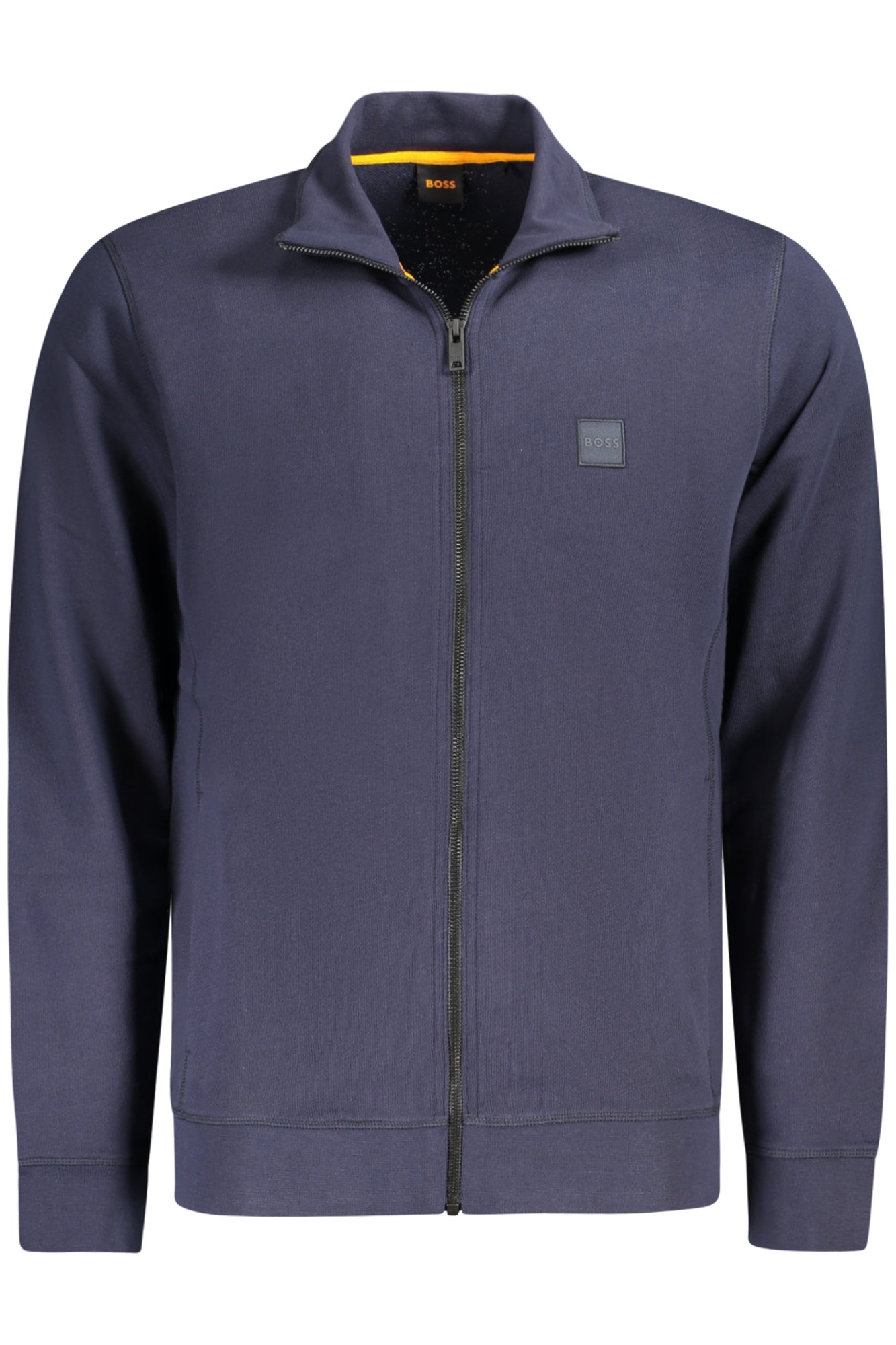 BOSS MENS ZIP-UP SWEATSHIRT BLUE
