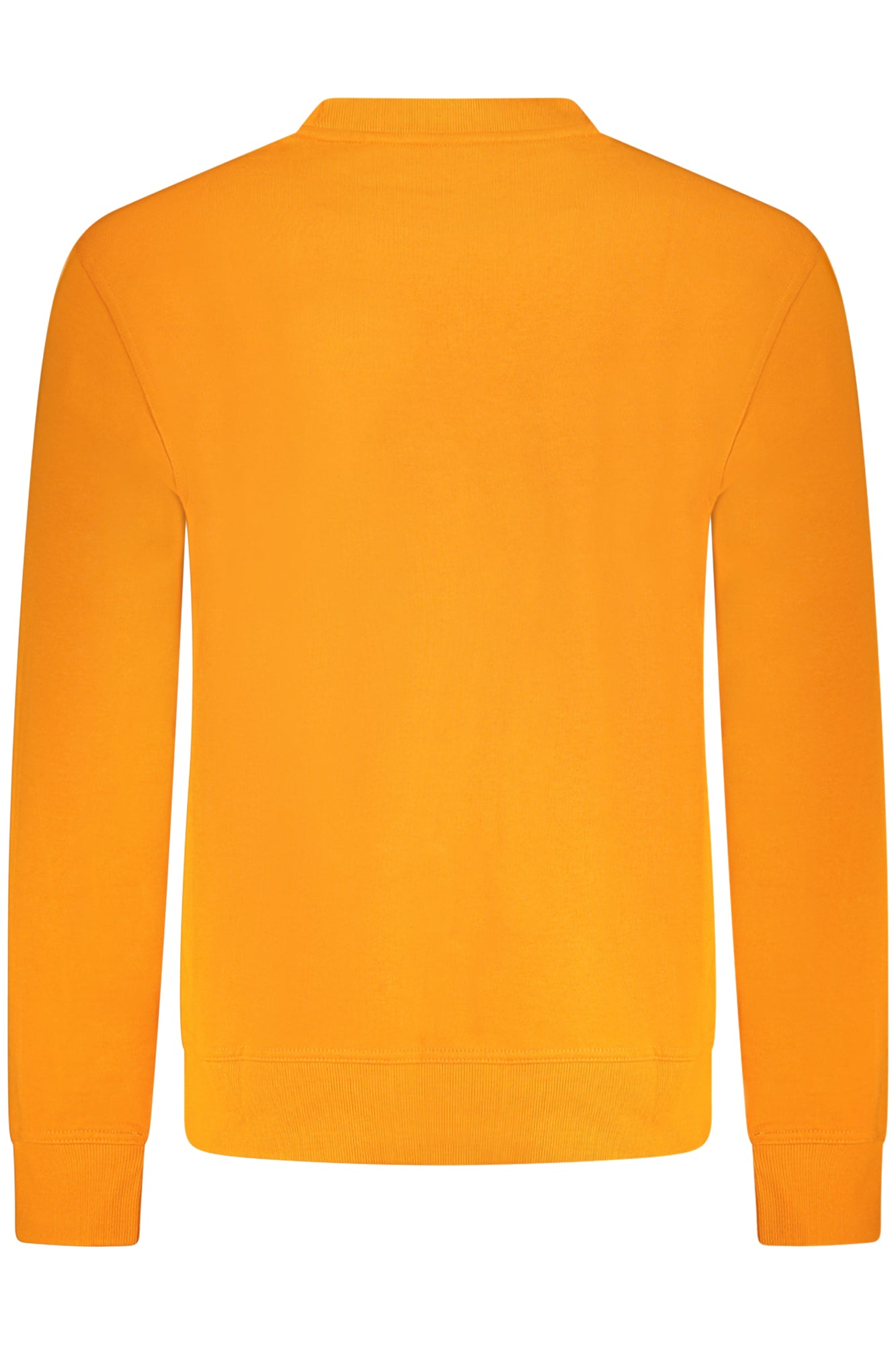 BOSS MENS ORANGE ZIP-LESS SWEATSHIRT