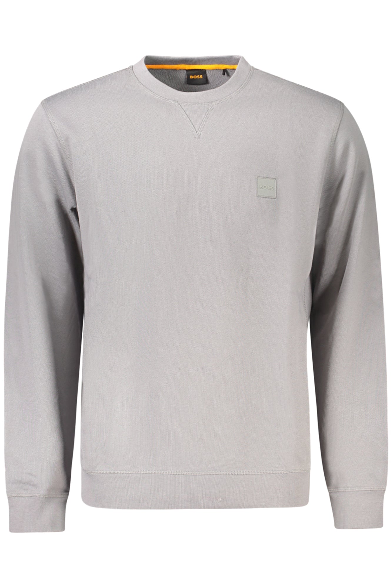 BOSS MENS GRAY ZIP-UP SWEATSHIRT