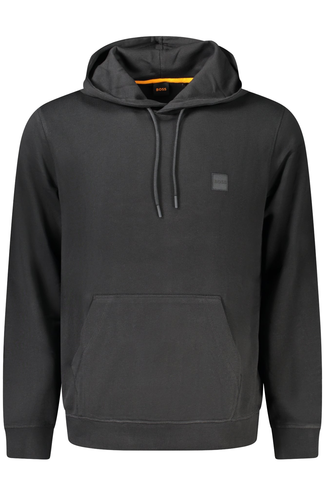 BOSS MENS BLACK ZIP-UP SWEATSHIRT