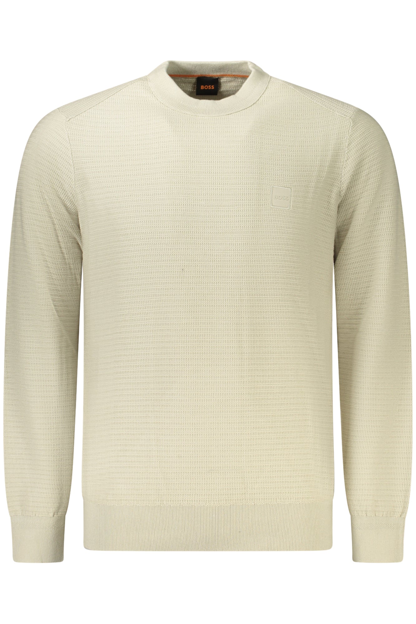 BOSS MENS SWEATER BEIGE