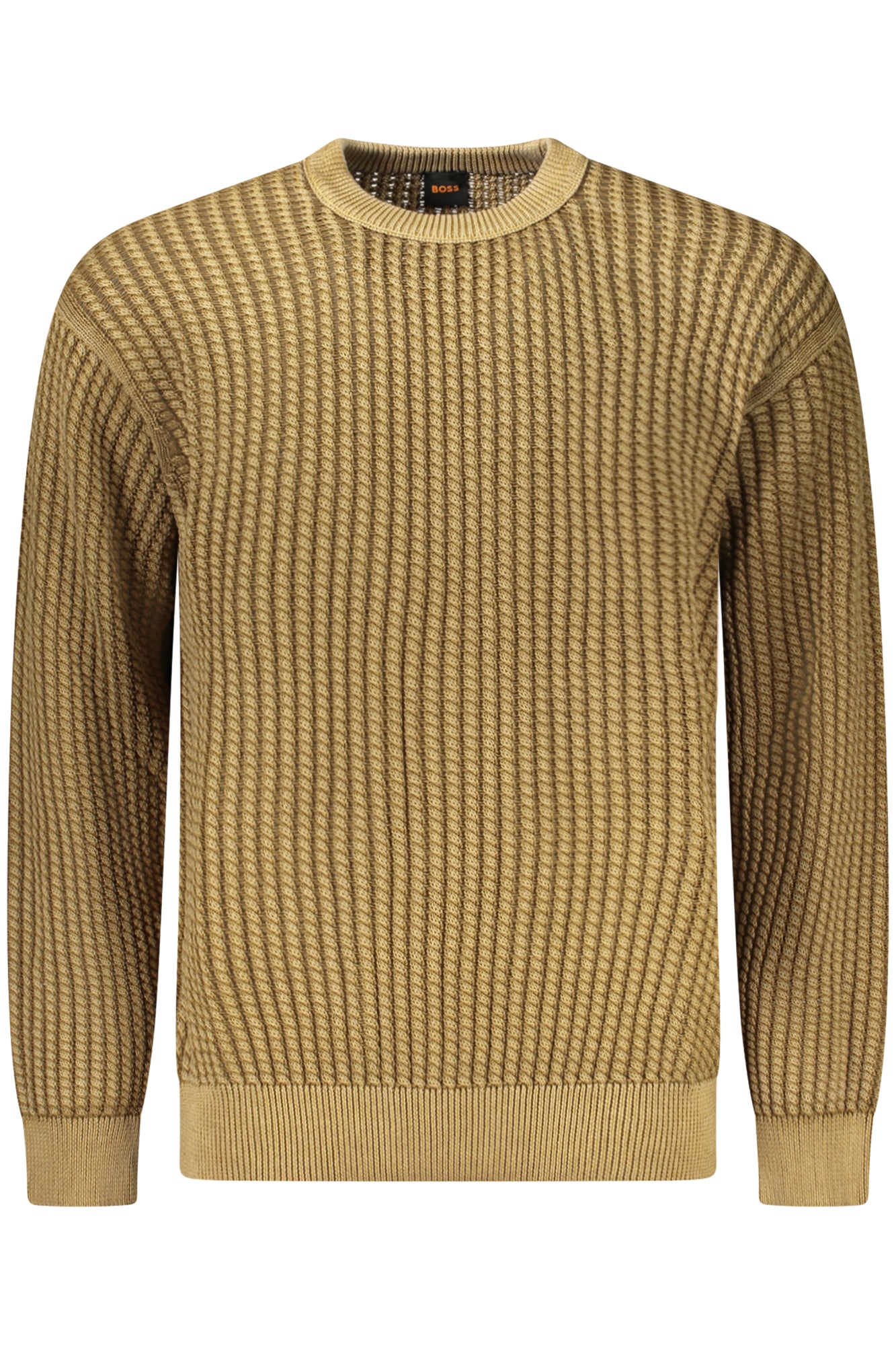 BOSS MENS SWEATER BROWN