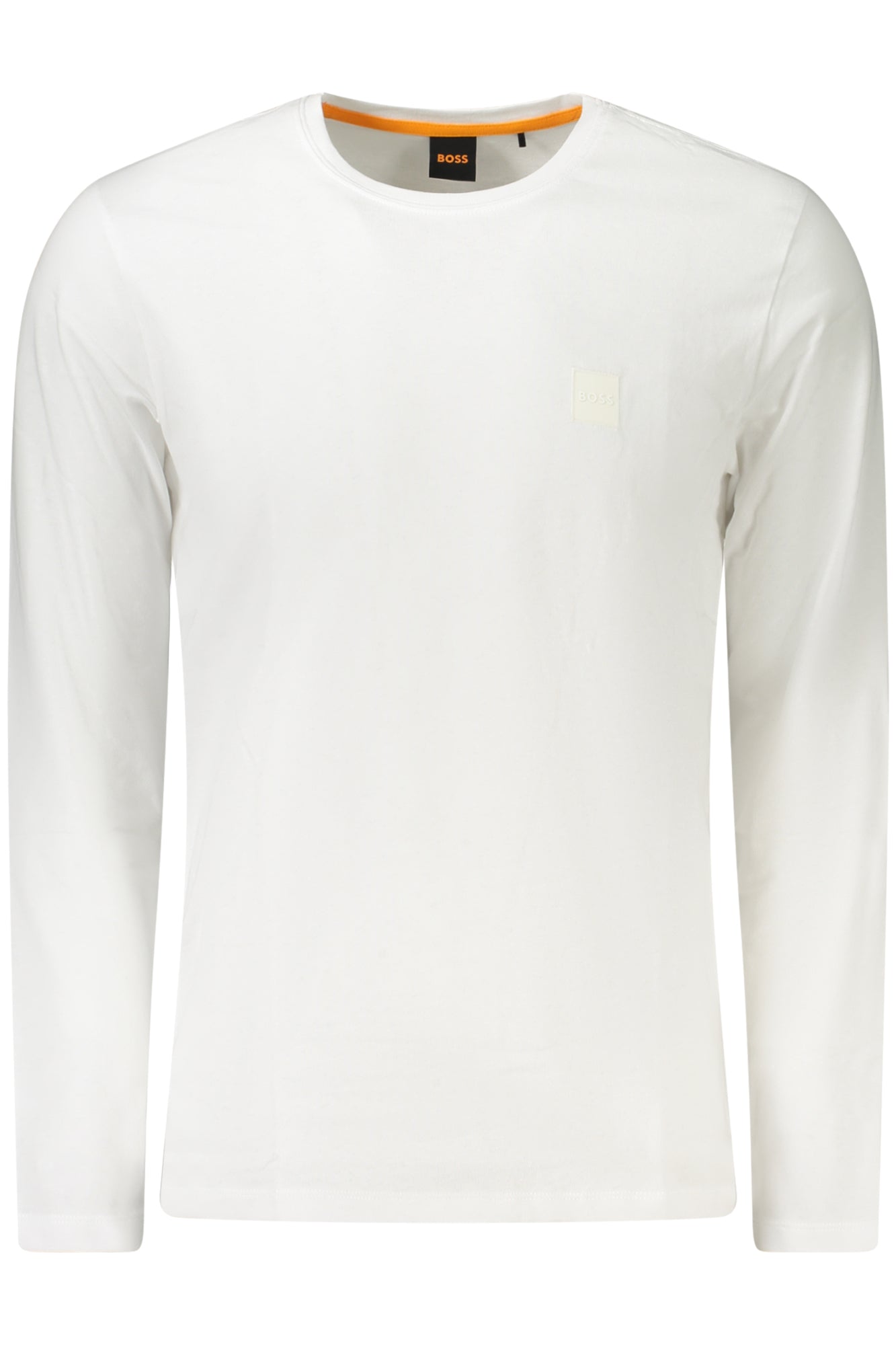BOSS MENS LONG-SLEEVED T-SHIRT WHITE