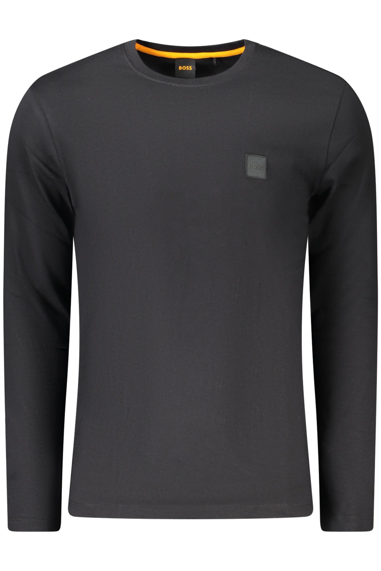 BOSS MENS LONG-SLEEVED T-SHIRT BLACK