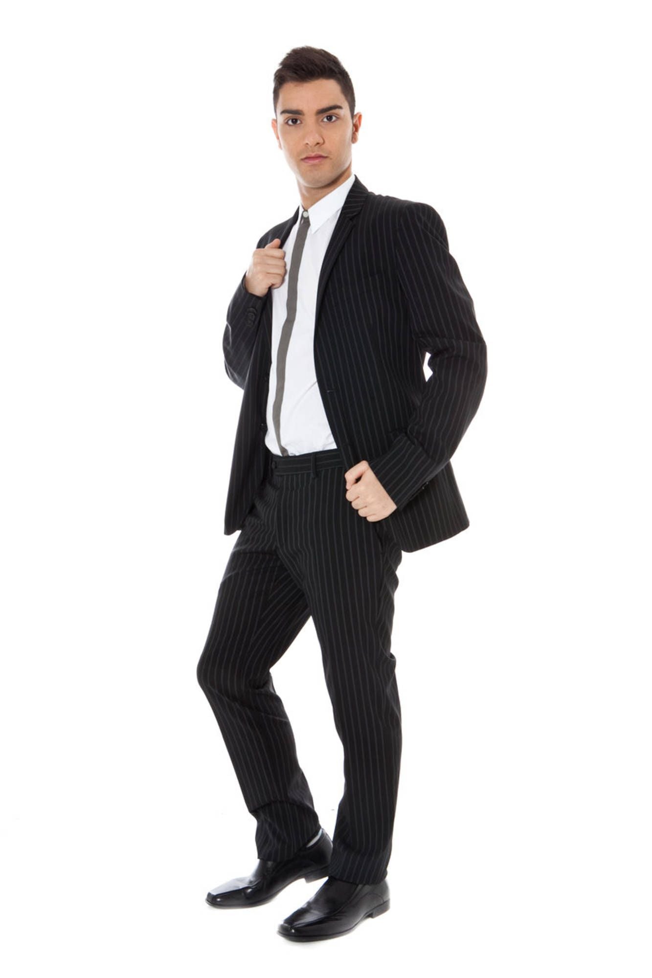CALVIN KLEIN CLASSIC BLACK MENS SUIT