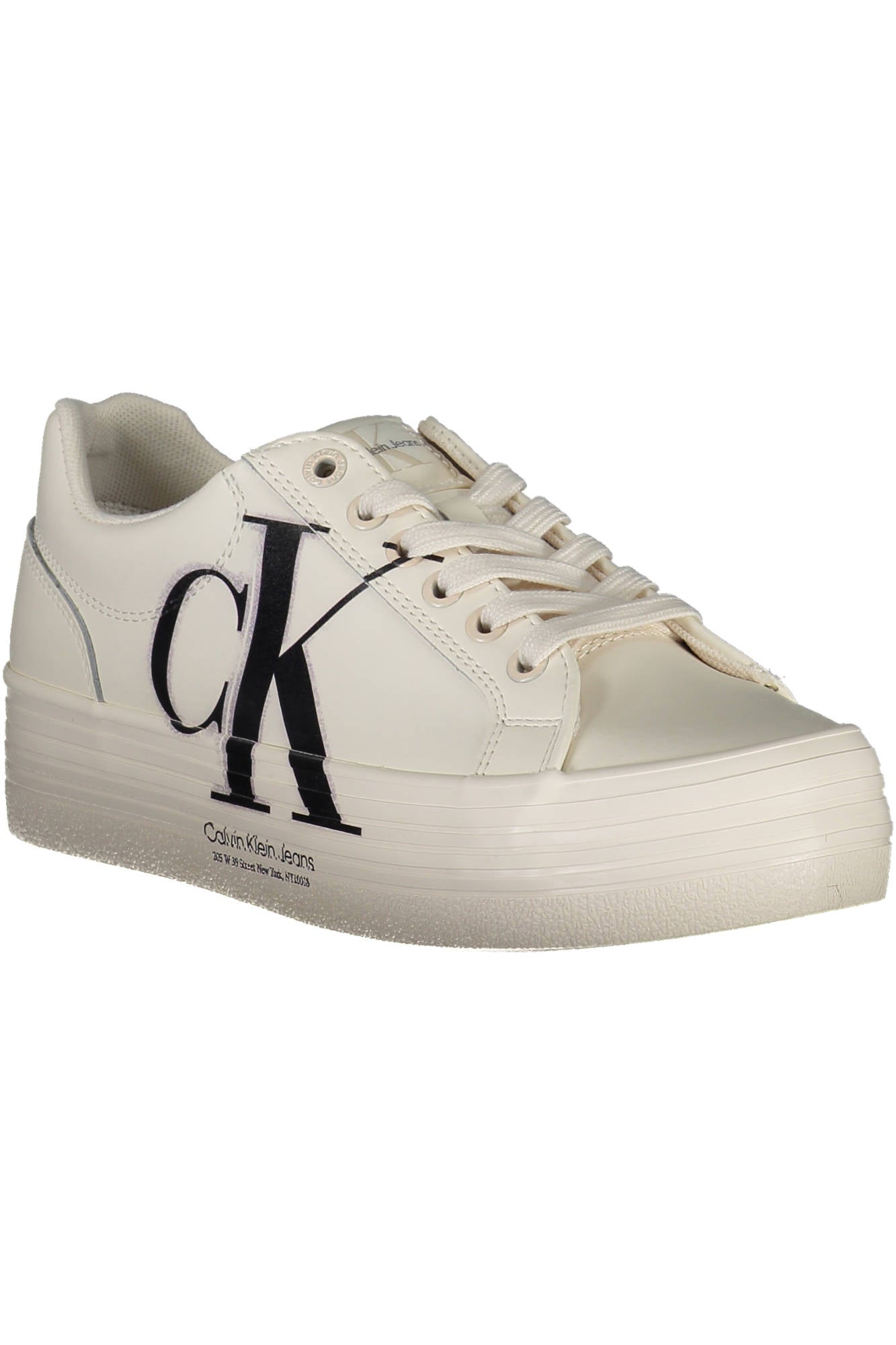 CALVIN KLEIN WHITE WOMENS SPORT SHOES