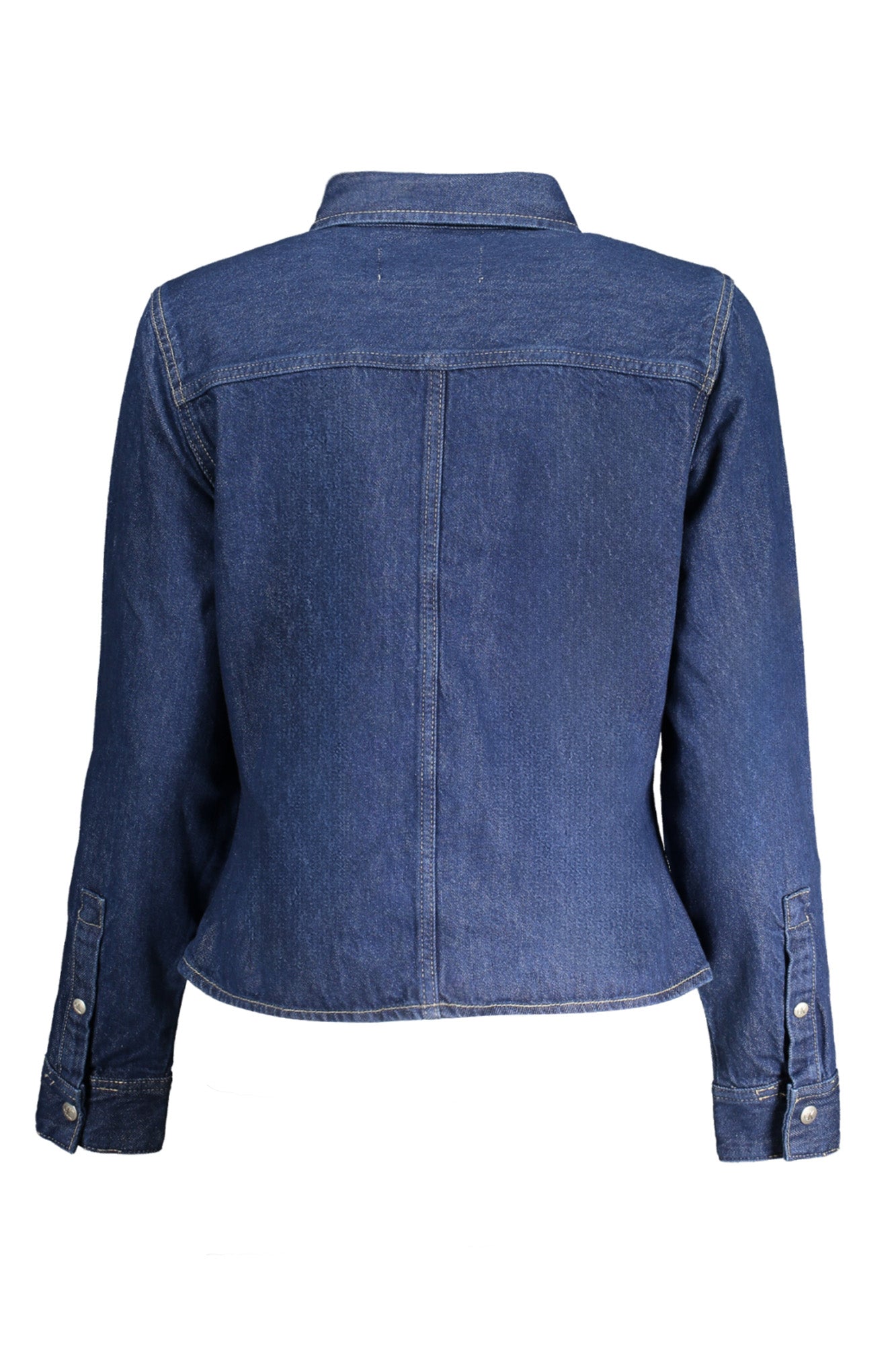 CALVIN KLEIN WOMENS LONG SLEEVE SHIRT BLUE