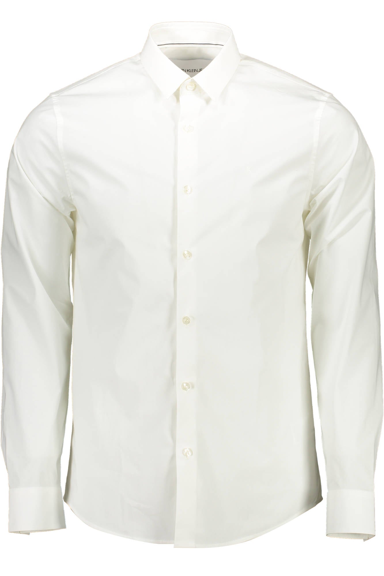 CALVIN KLEIN MENS WHITE LONG SLEEVE SHIRT