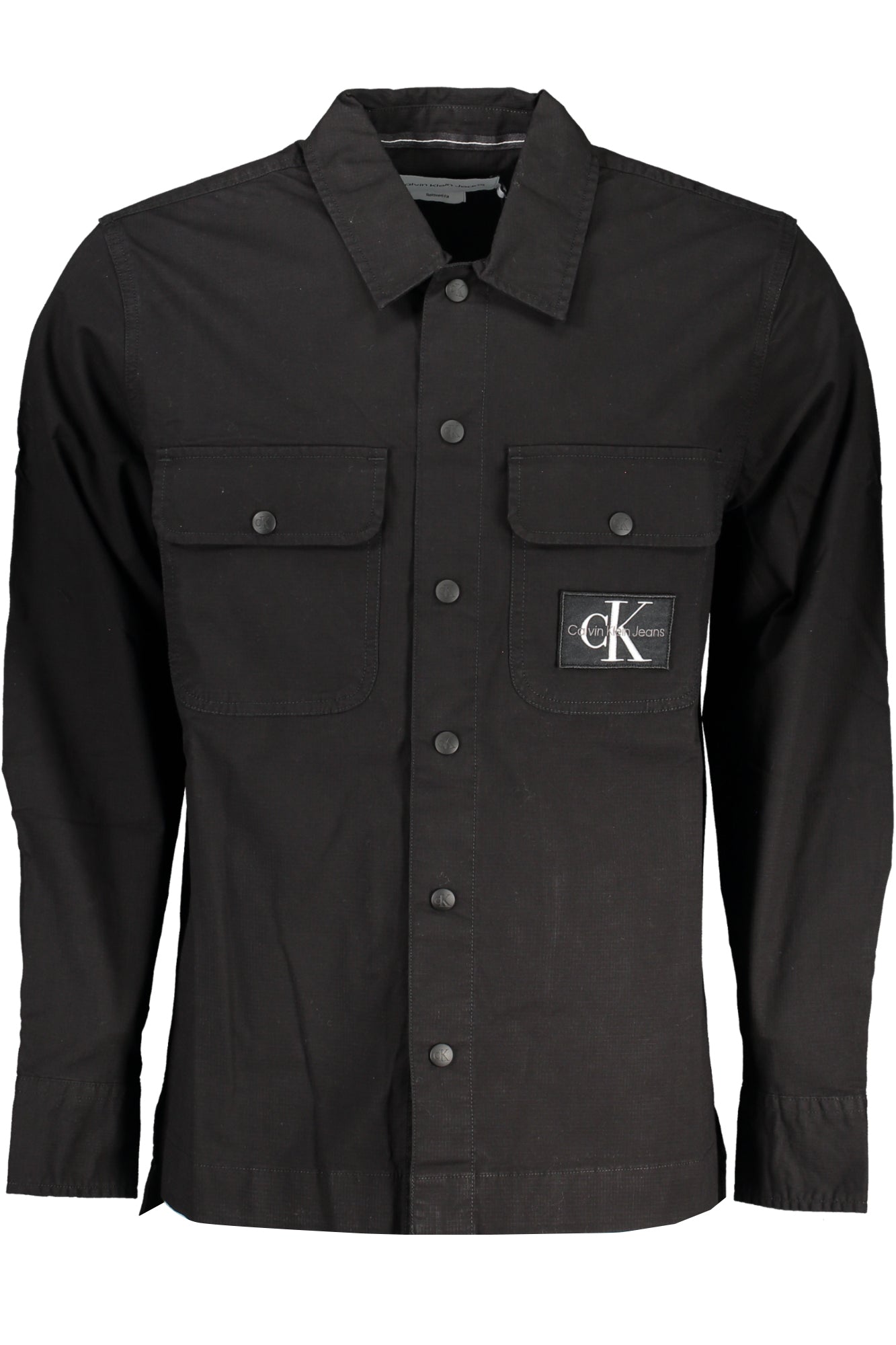 CALVIN KLEIN MENS BLACK LONG SLEEVE SHIRT