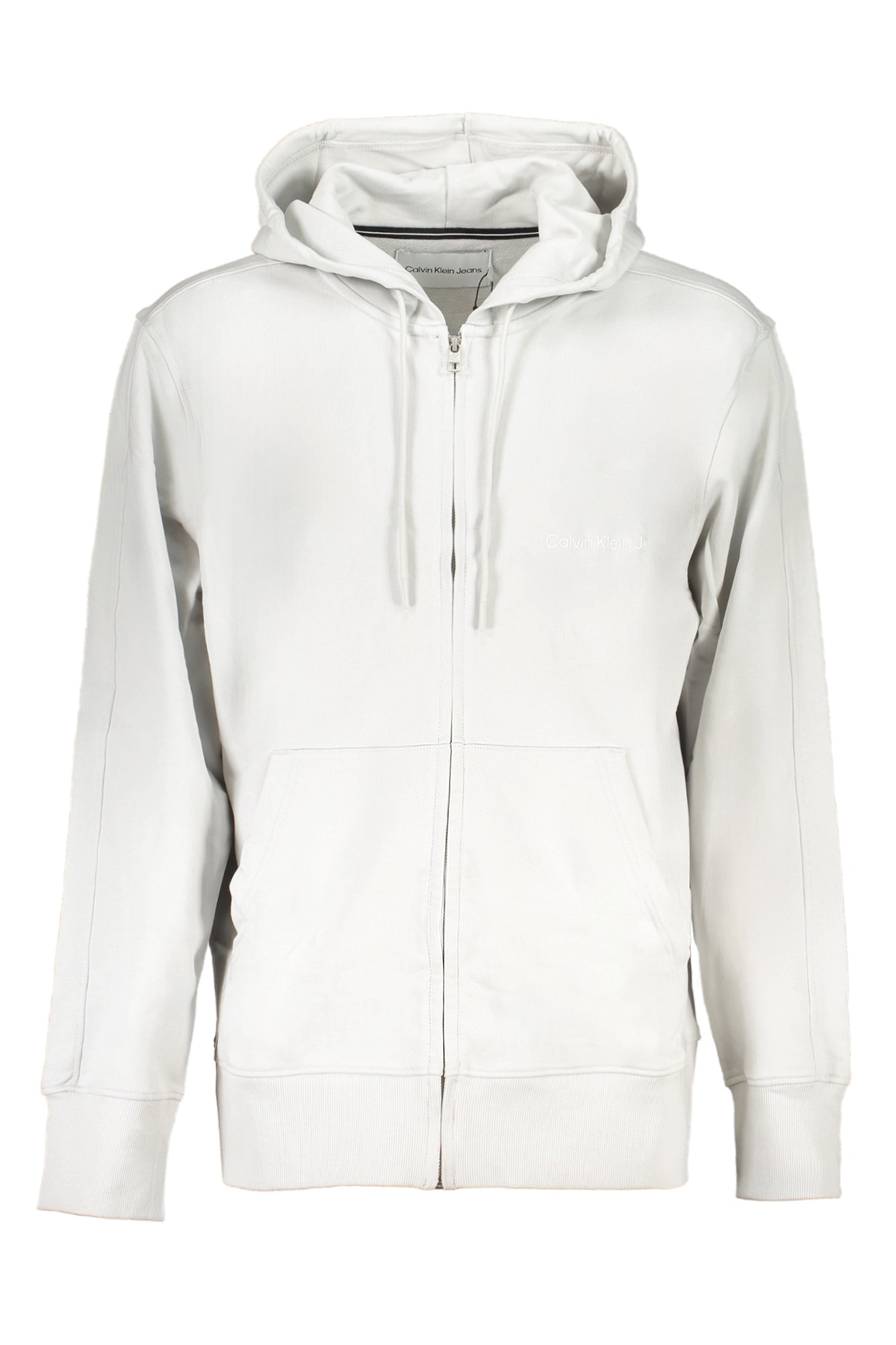 CALVIN KLEIN MENS GRAY ZIP SWEATSHIRT