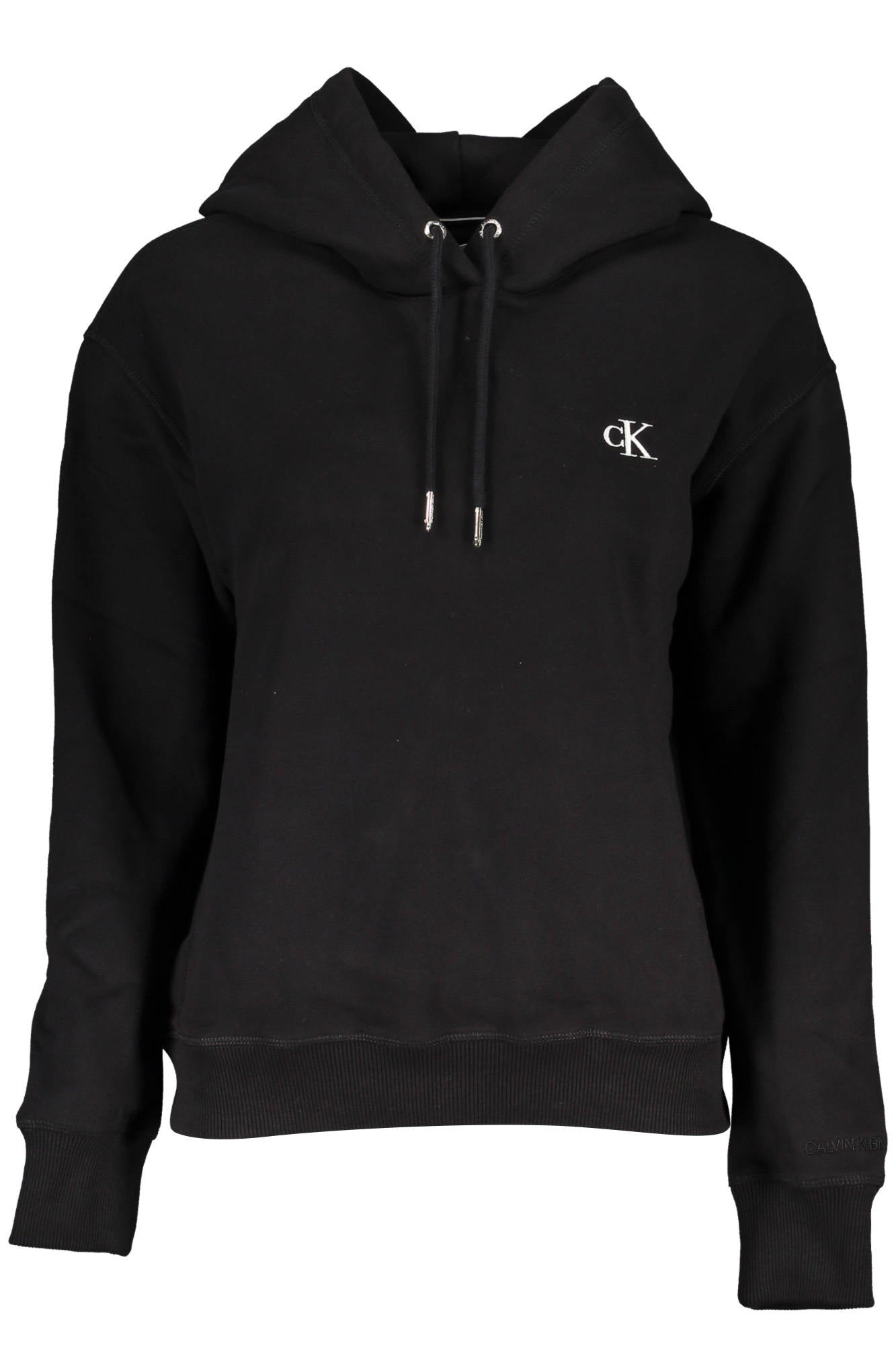 CALVIN KLEIN WOMENS ZIPLESS SWEATSHIRT BLACK