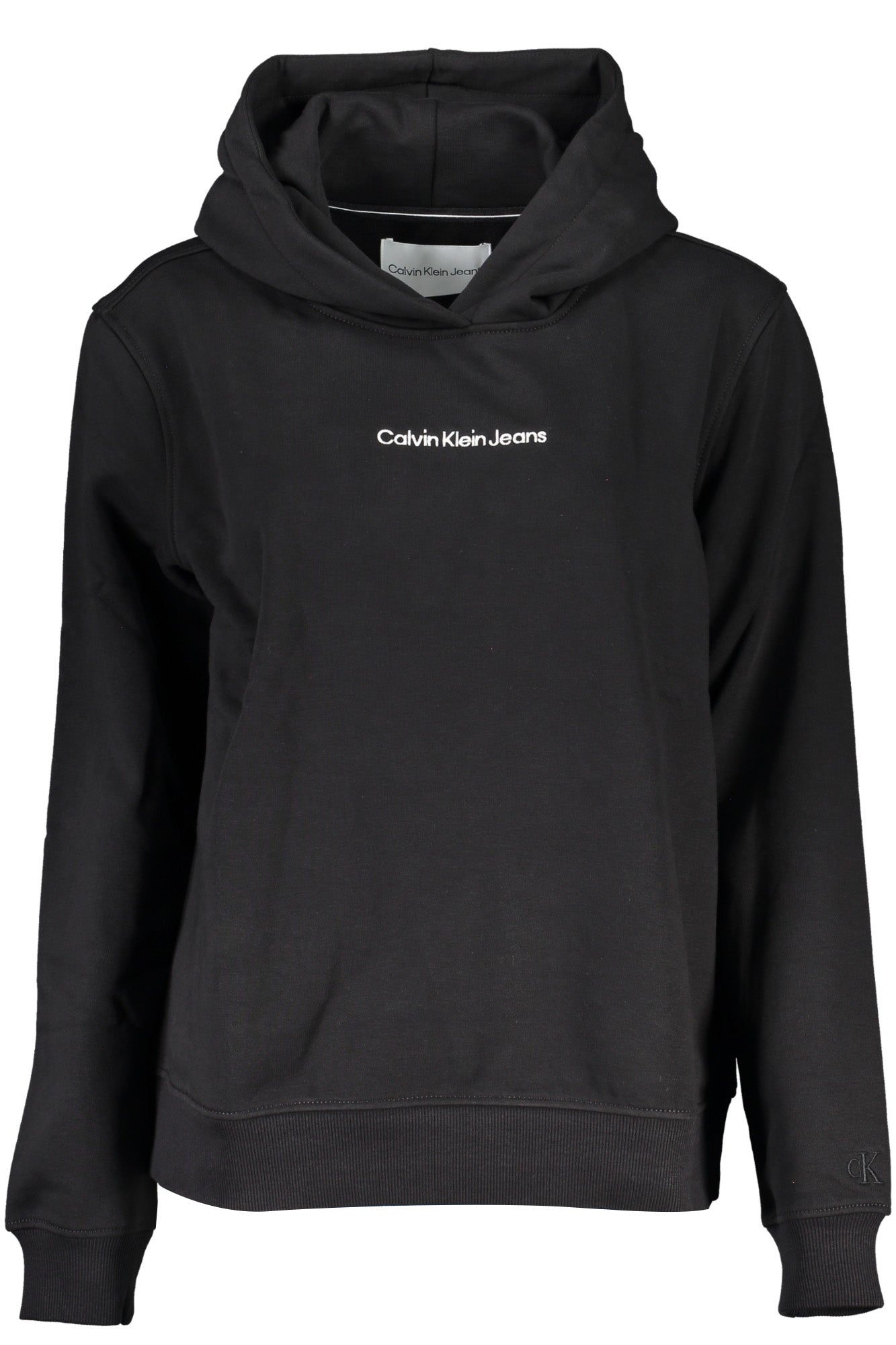CALVIN KLEIN WOMENS ZIPLESS SWEATSHIRT BLACK