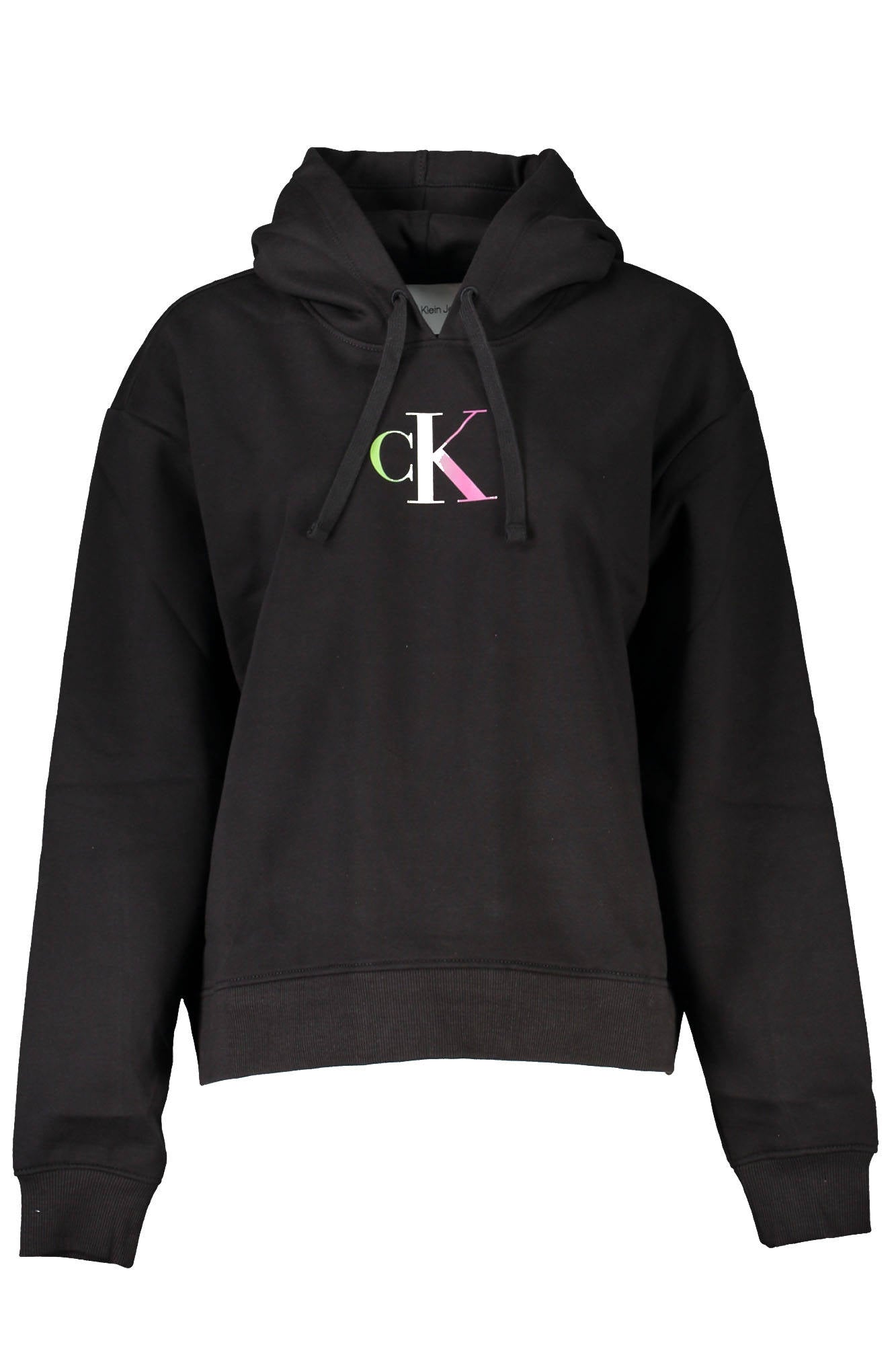 CALVIN KLEIN WOMENS ZIPLESS SWEATSHIRT BLACK