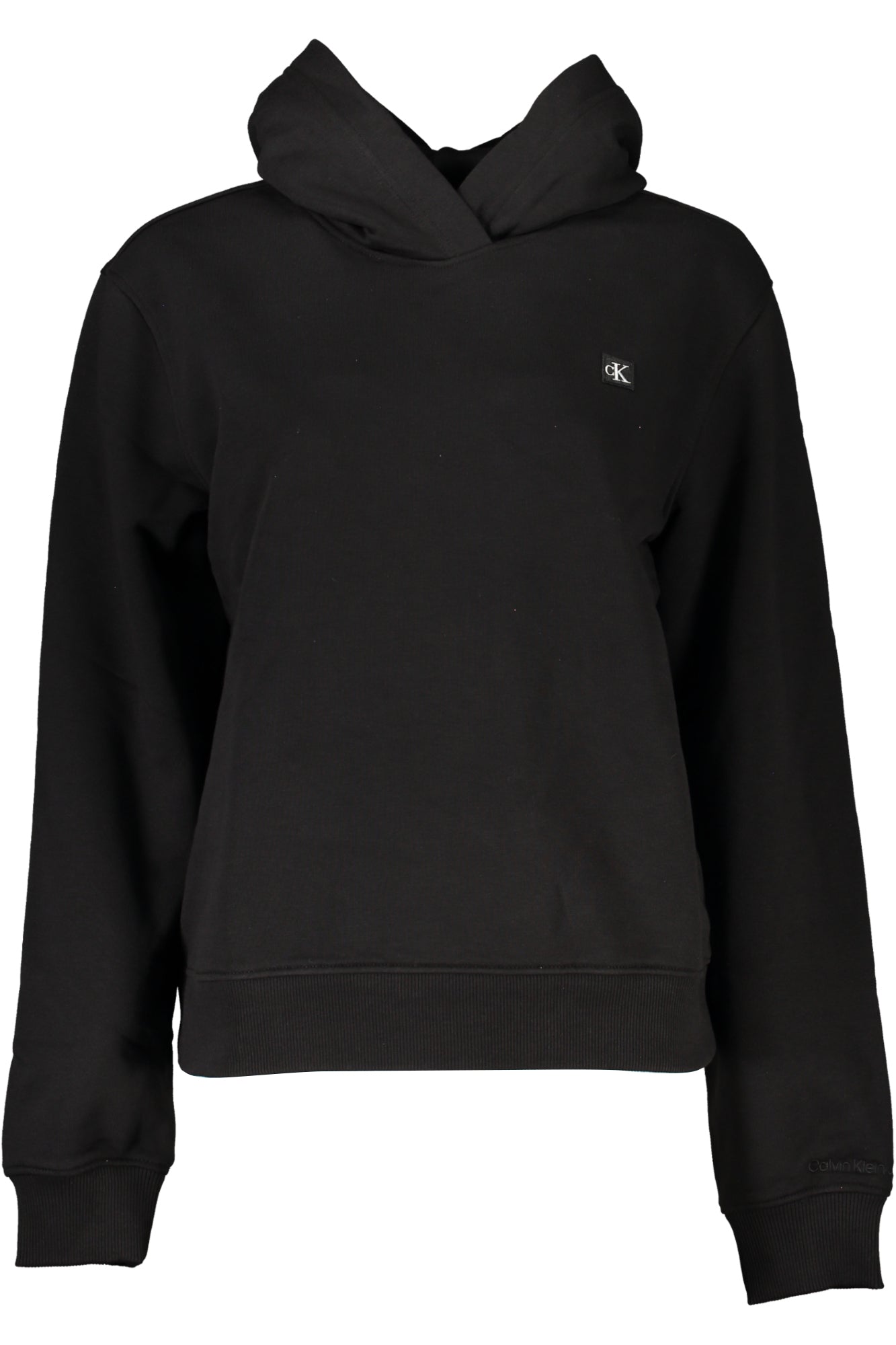 CALVIN KLEIN WOMENS ZIPLESS SWEATSHIRT BLACK