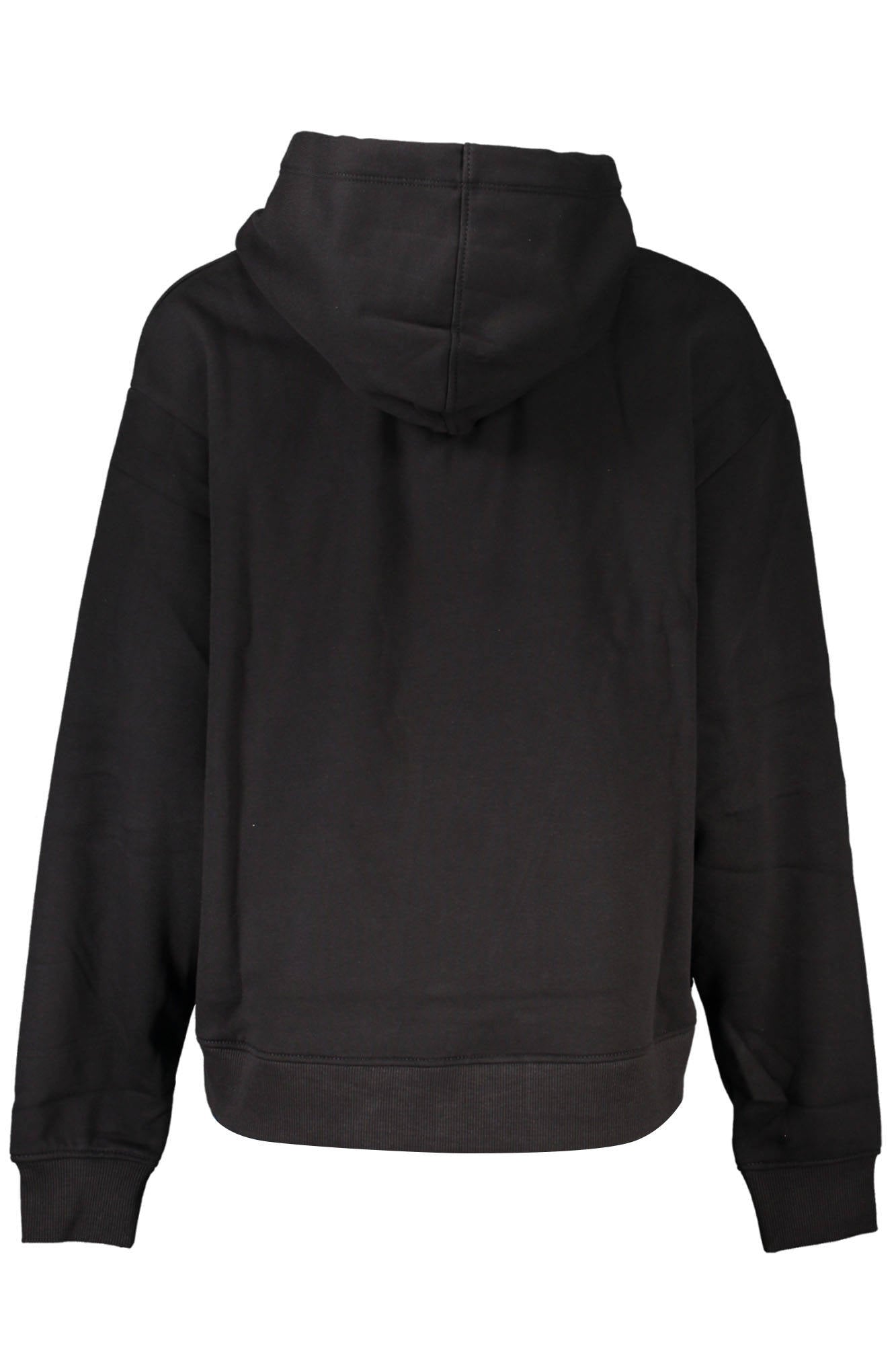 CALVIN KLEIN WOMENS ZIPLESS SWEATSHIRT BLACK