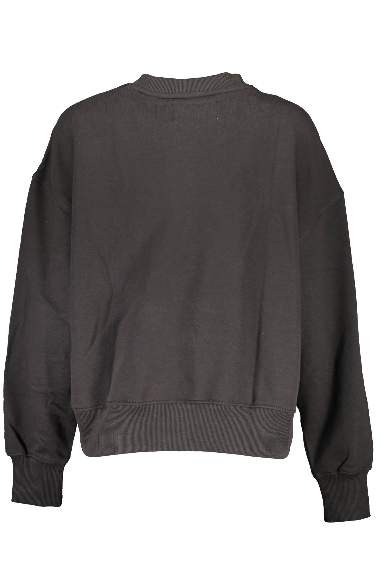 CALVIN KLEIN WOMENS ZIPLESS SWEATSHIRT BLACK