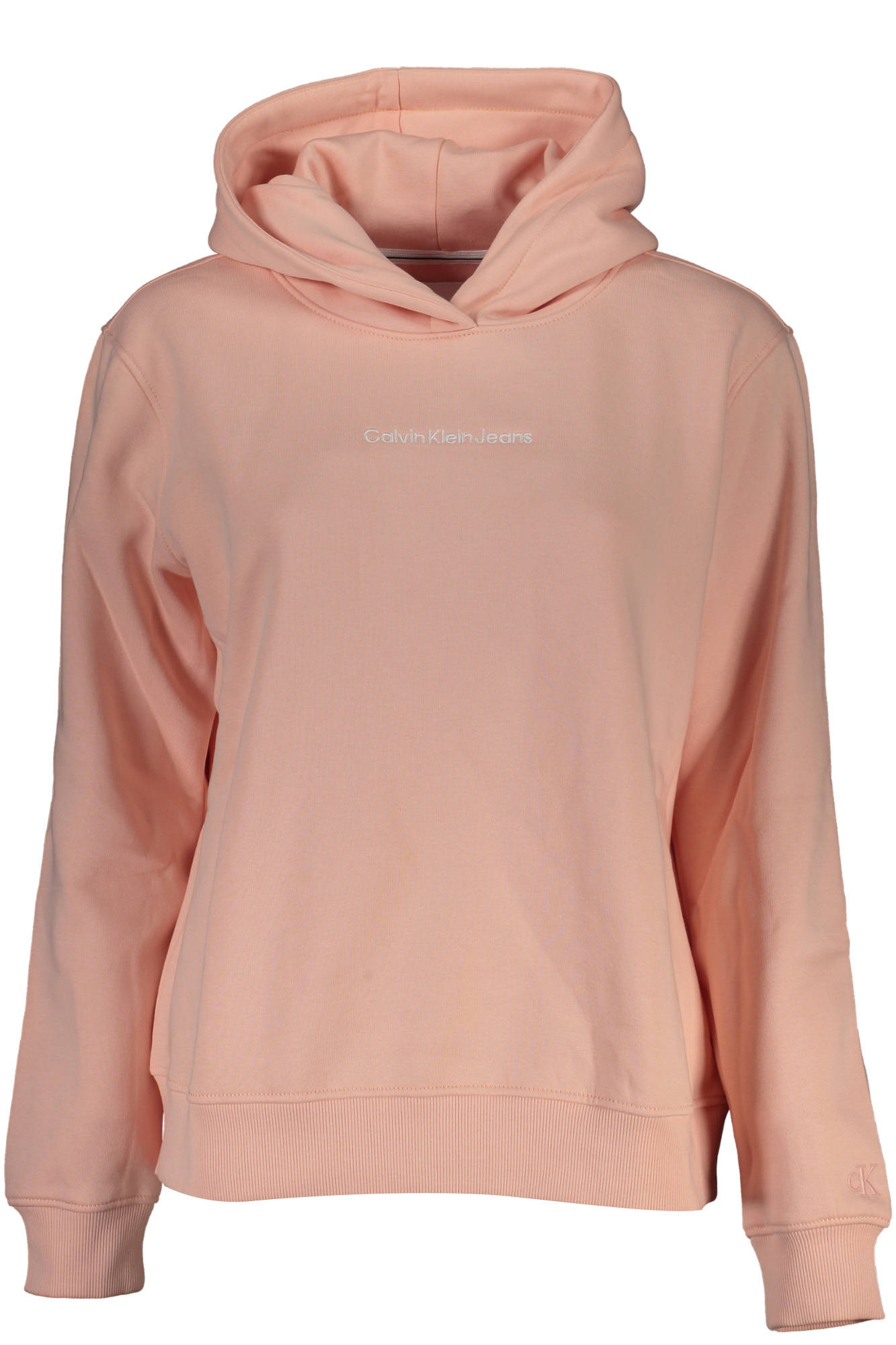 CALVIN KLEIN WOMENS PINK ZIPLESS SWEATSHIRT