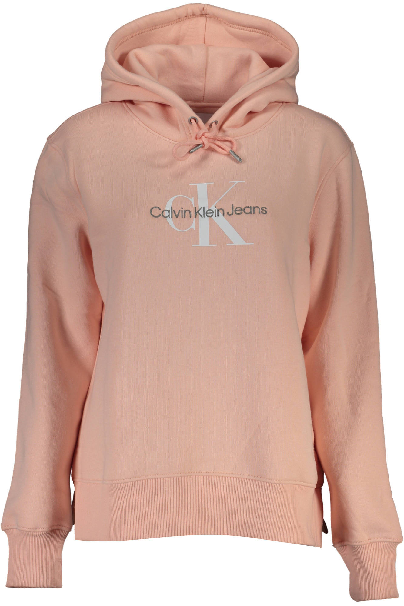 CALVIN KLEIN WOMENS PINK ZIPLESS SWEATSHIRT