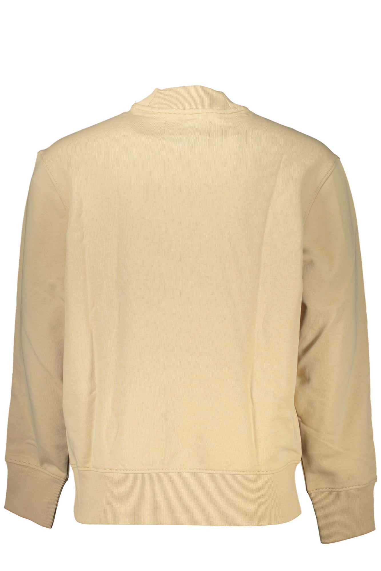 CALVIN KLEIN MENS BEIGE ZIPLESS SWEATSHIRT