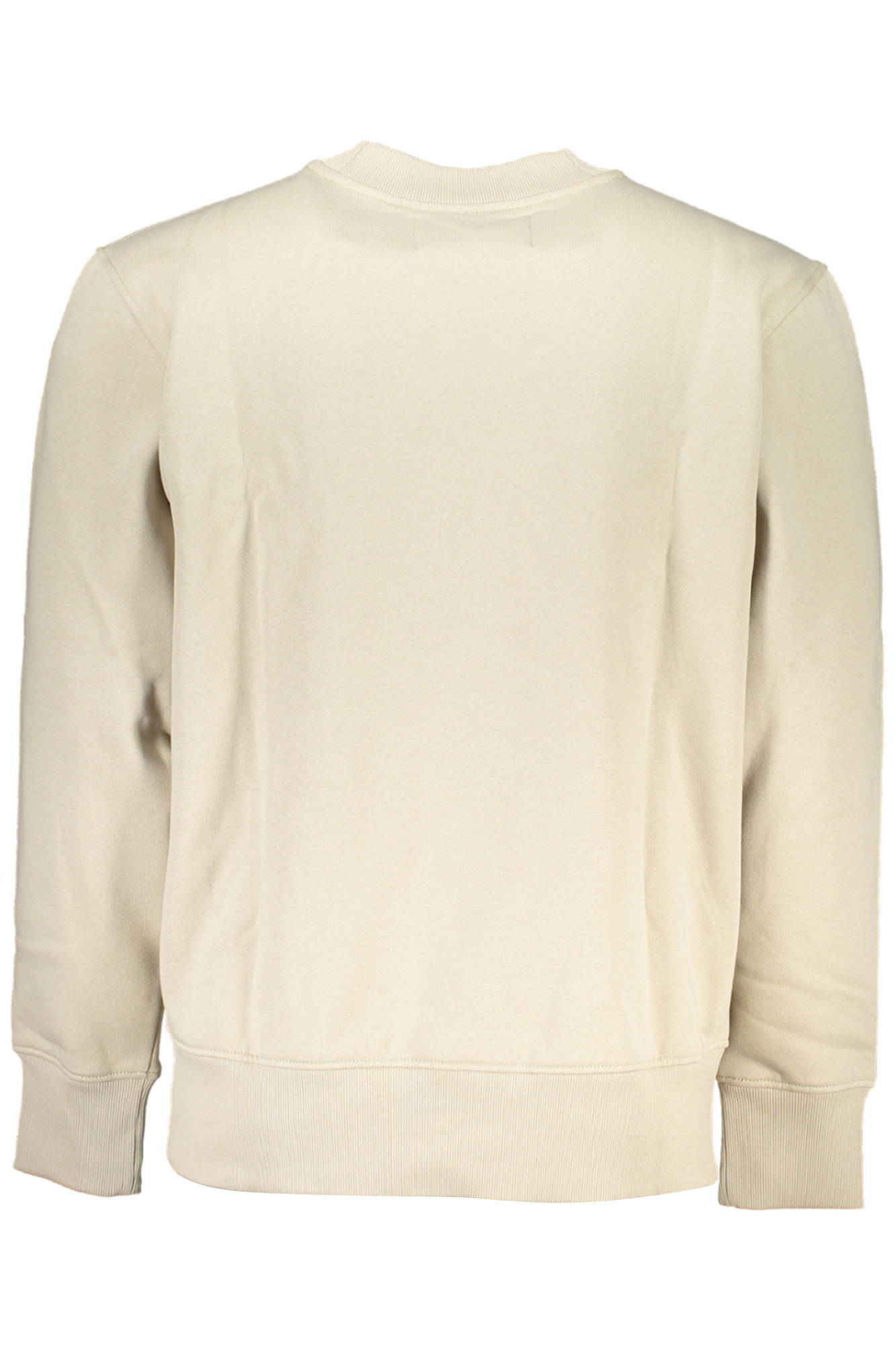 CALVIN KLEIN MENS BEIGE ZIPLESS SWEATSHIRT