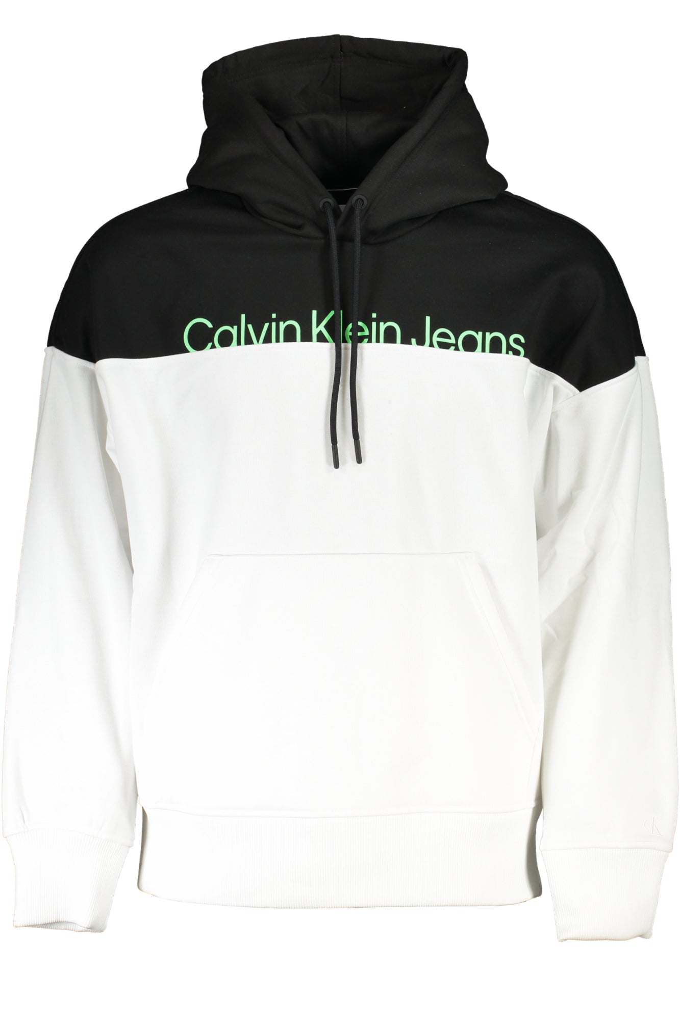 CALVIN KLEIN MENS WHITE ZIPLESS SWEATSHIRT
