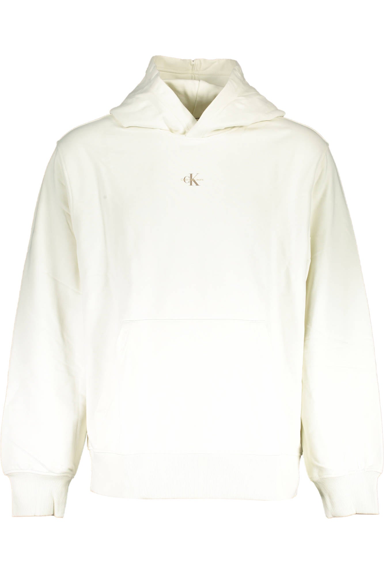 CALVIN KLEIN WHITE MENS SWEATSHIRT WITHOUT ZIP