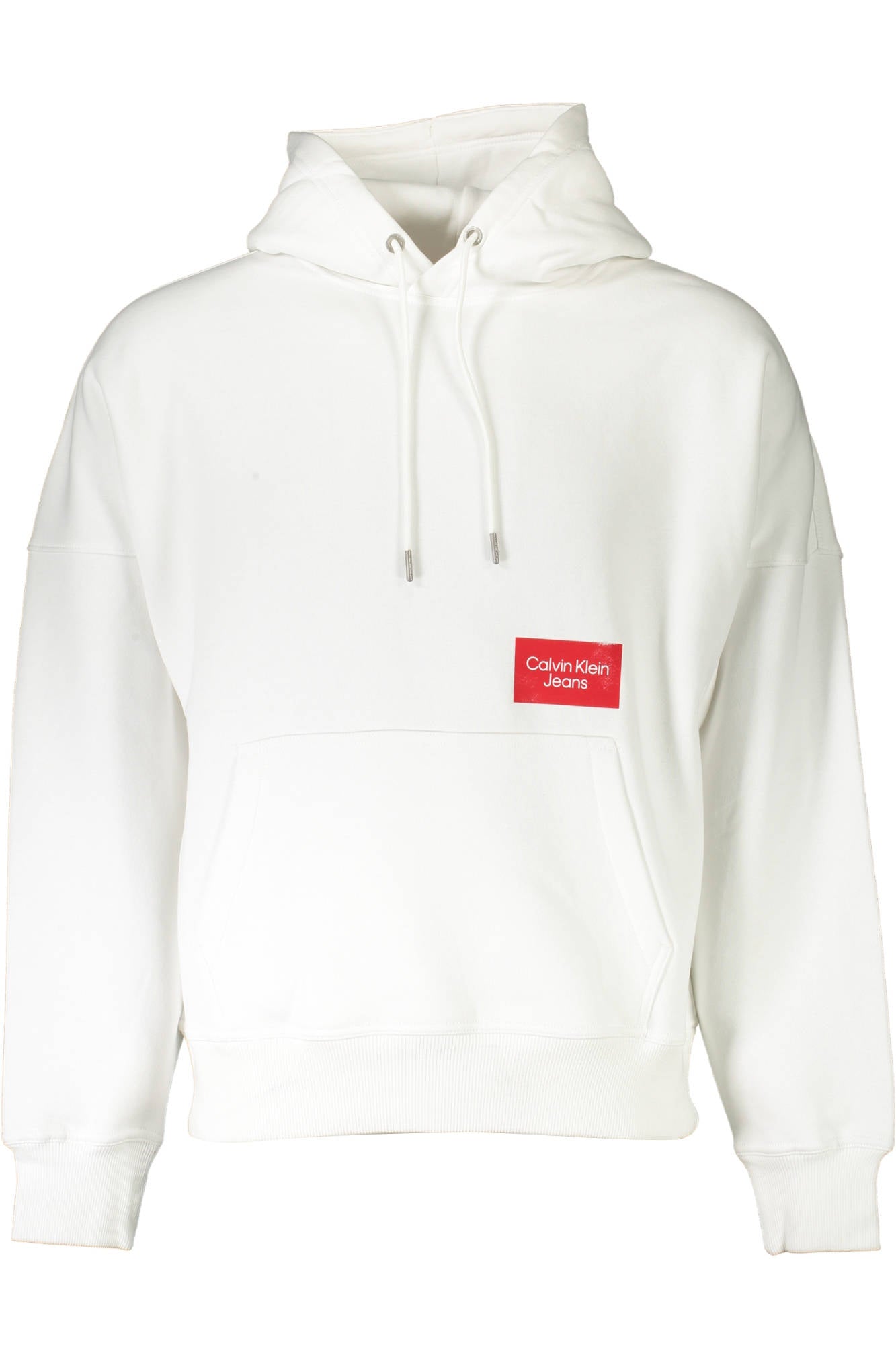 CALVIN KLEIN WHITE MENS SWEATSHIRT WITHOUT ZIP