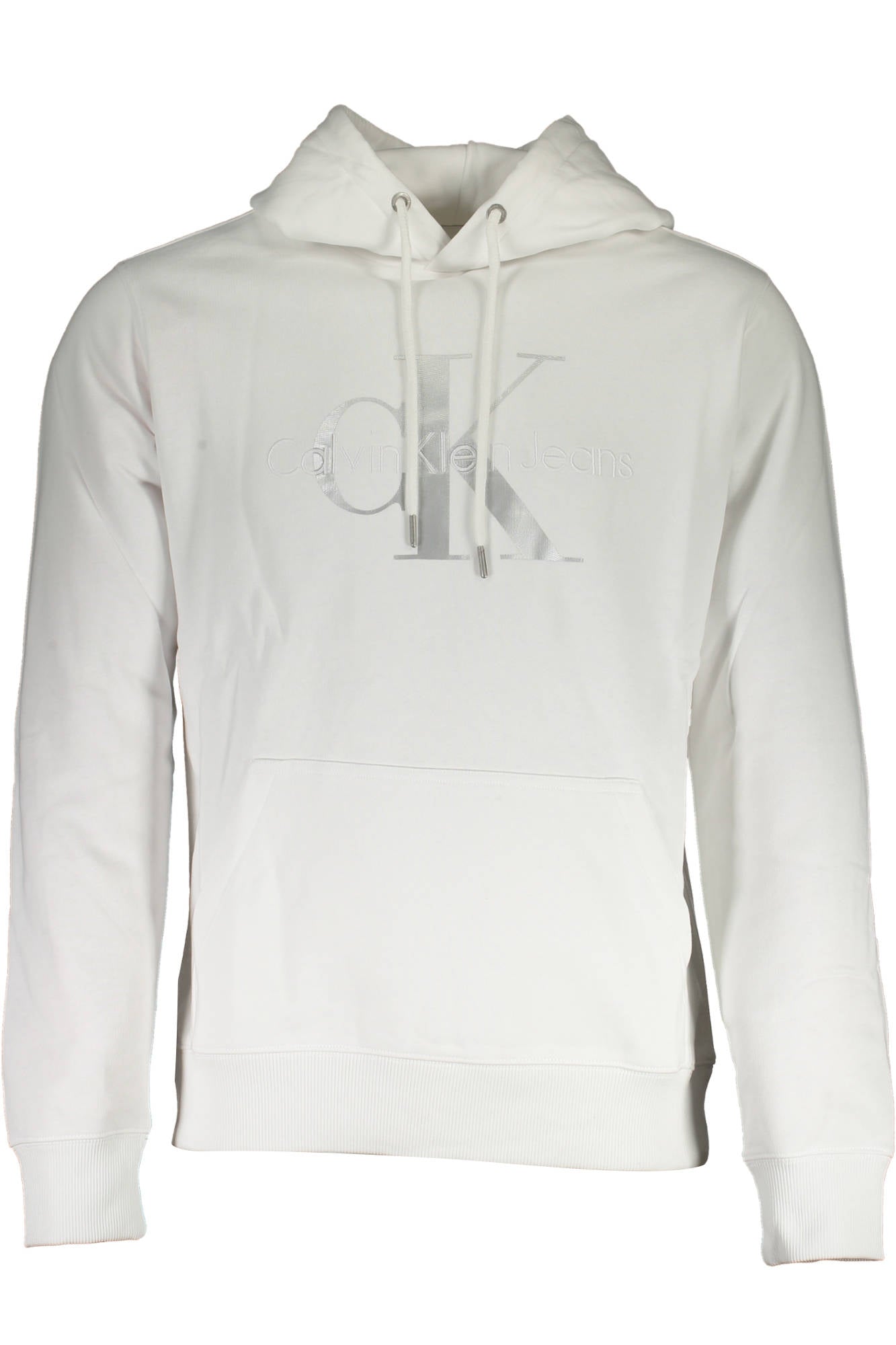 CALVIN KLEIN WHITE MENS SWEATSHIRT WITHOUT ZIP