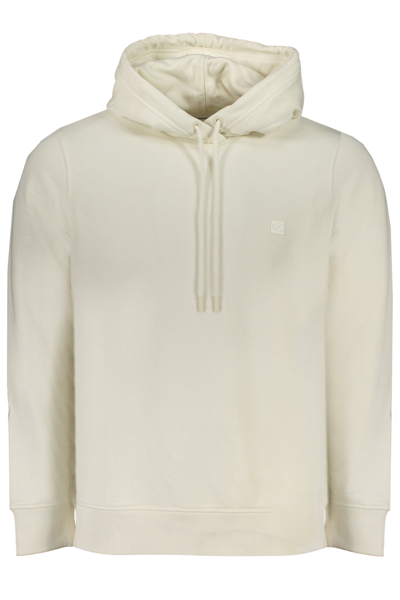 CALVIN KLEIN MENS WHITE ZIPLESS SWEATSHIRT