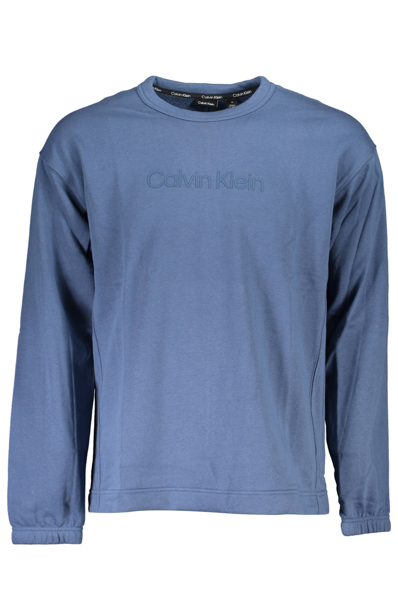 CALVIN KLEIN BLUE MENS SWEATSHIRT WITHOUT ZIP