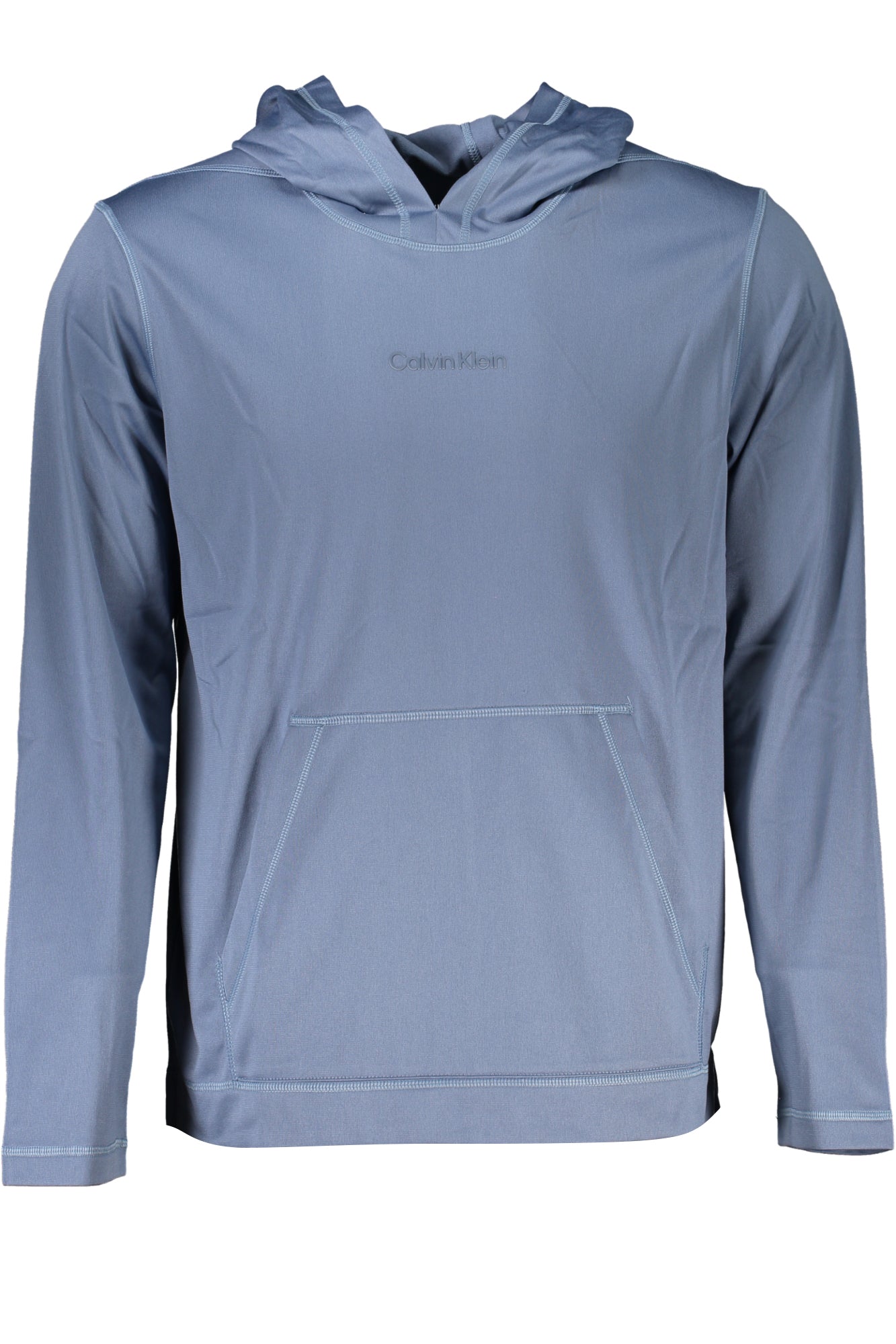 CALVIN KLEIN MENS BLUE ZIPLESS SWEATSHIRT