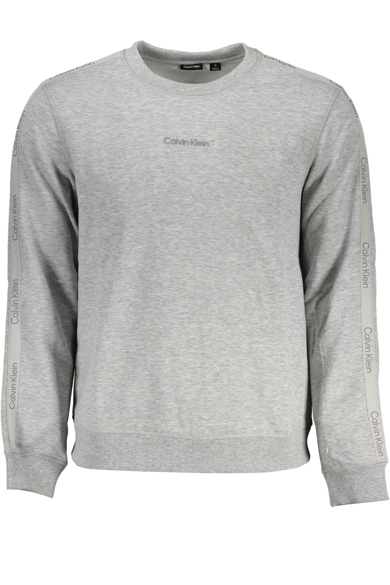 CALVIN KLEIN MENS GRAY ZIPLESS SWEATSHIRT