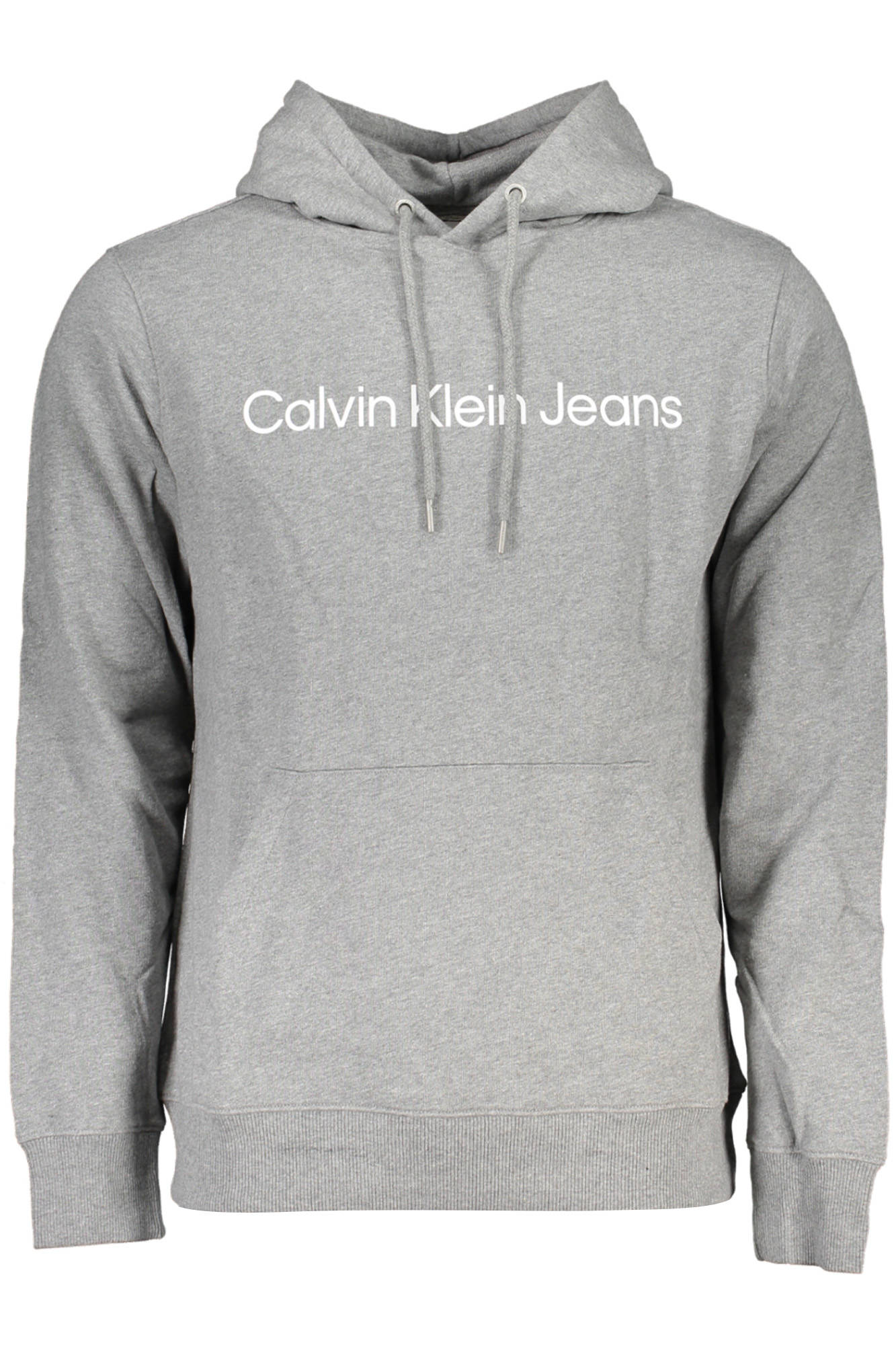 CALVIN KLEIN MENS GRAY ZIPLESS SWEATSHIRT