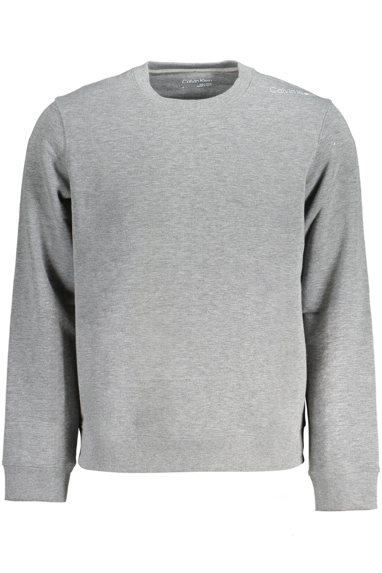 CALVIN KLEIN MENS ZIP-UP SWEATSHIRT GREY