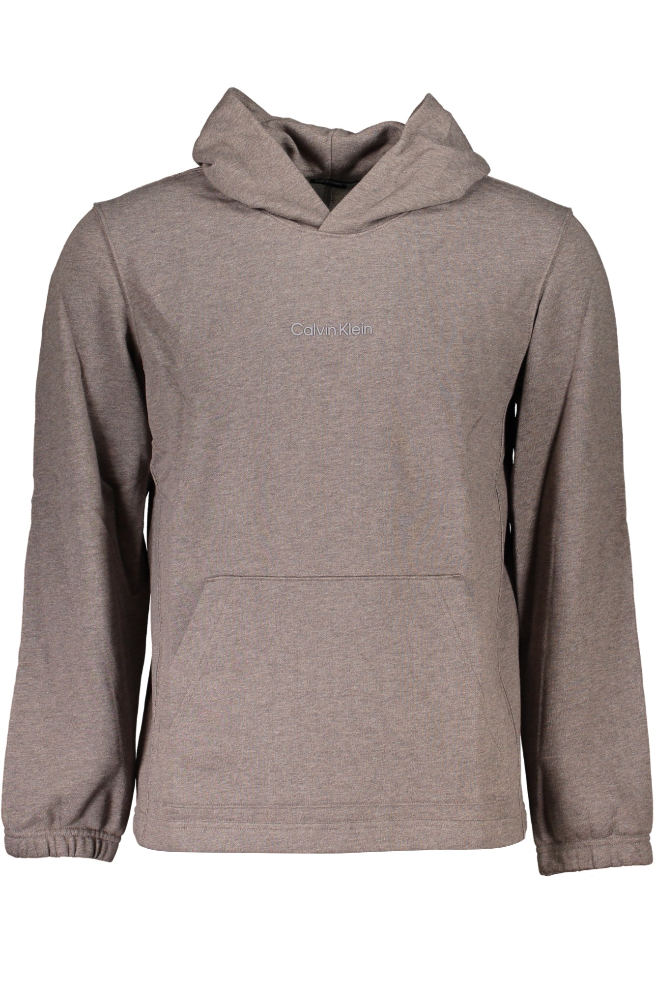 CALVIN KLEIN MENS BROWN ZIPLESS SWEATSHIRT