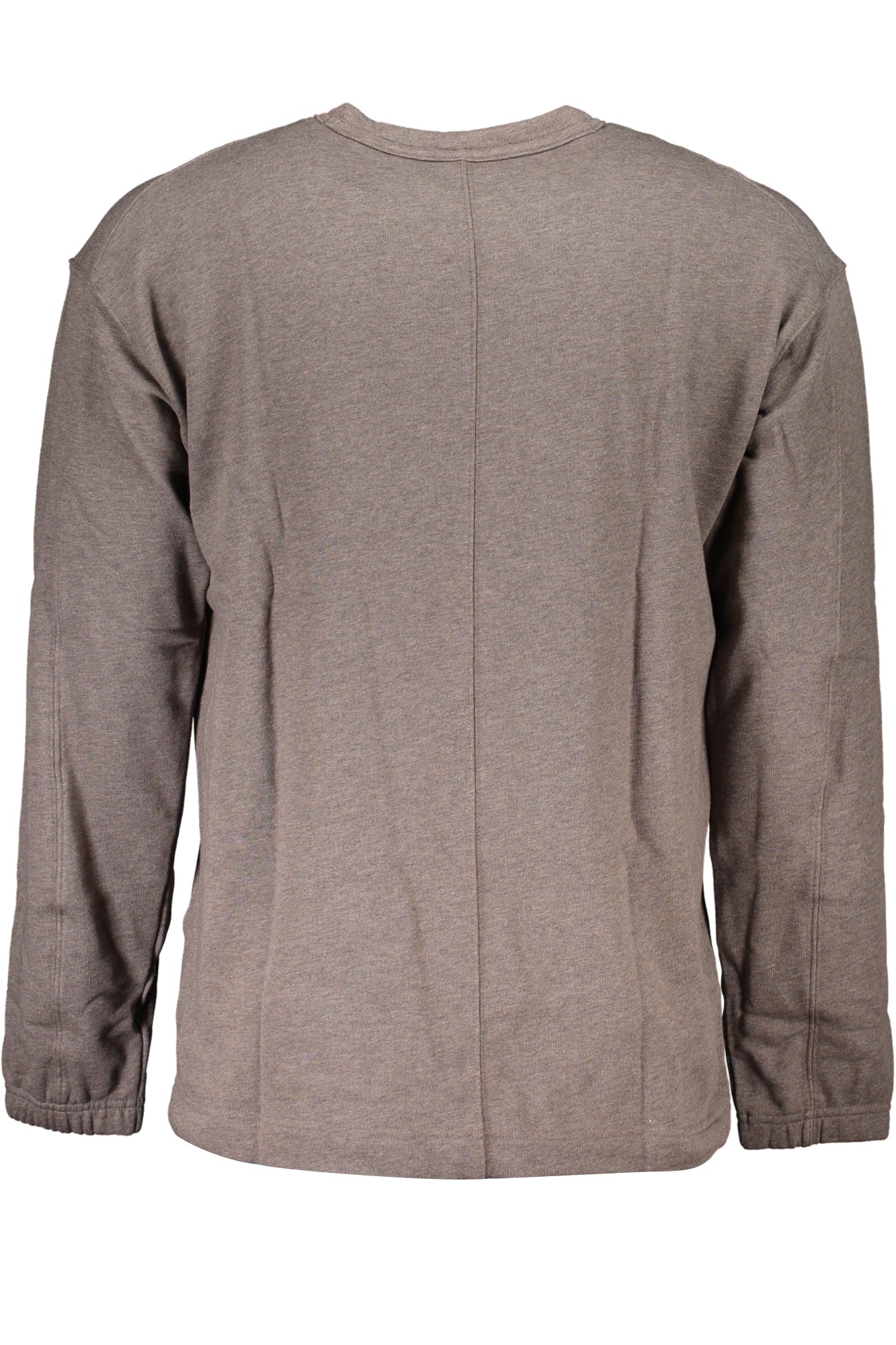 CALVIN KLEIN MENS BROWN ZIPLESS SWEATSHIRT