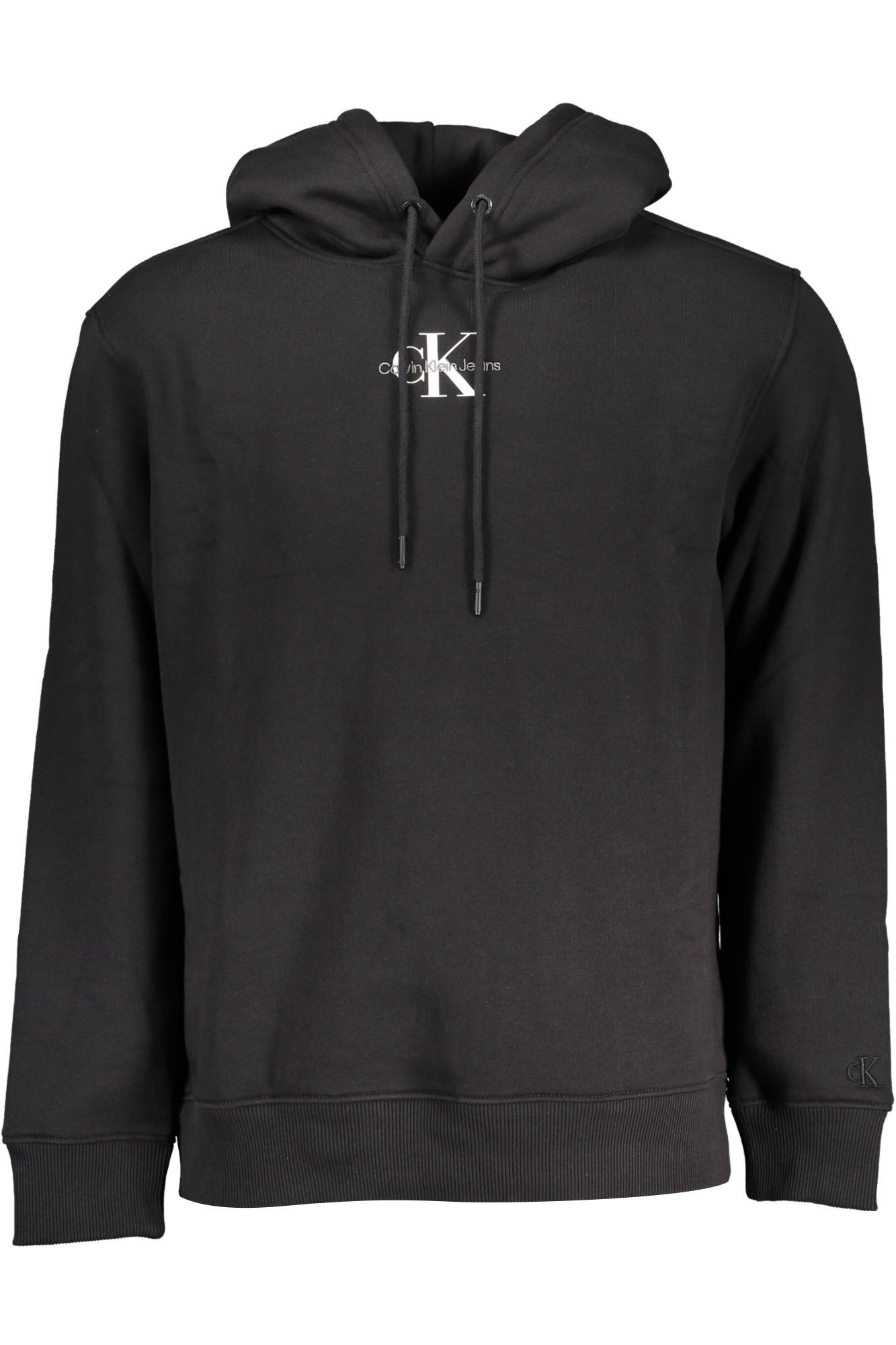 CALVIN KLEIN MENS BLACK ZIPLESS SWEATSHIRT