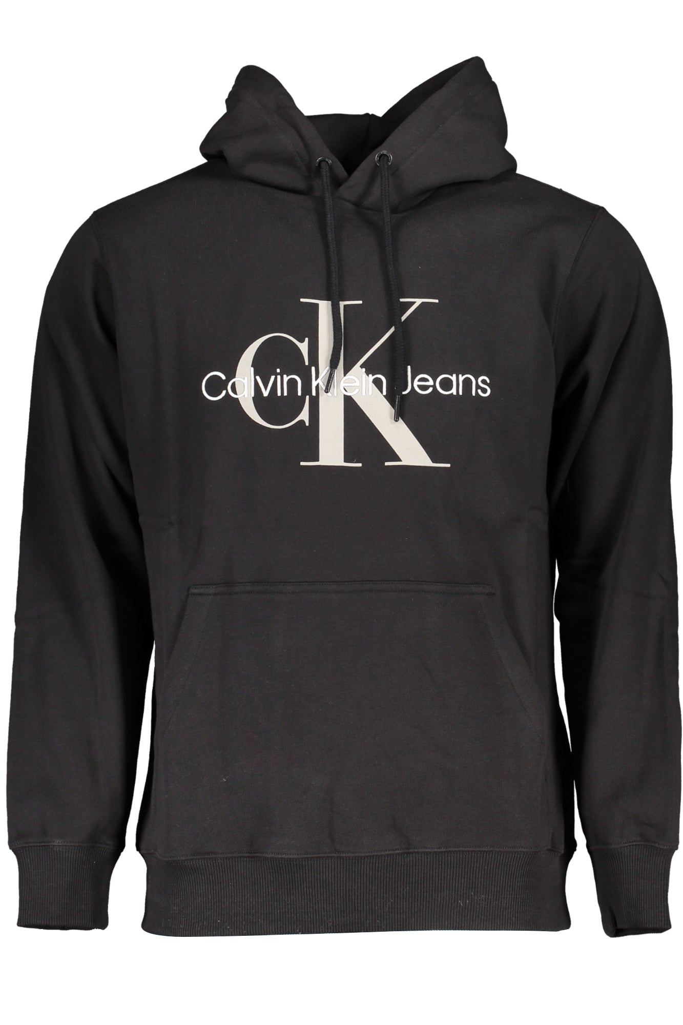 CALVIN KLEIN MENS BLACK ZIPLESS SWEATSHIRT
